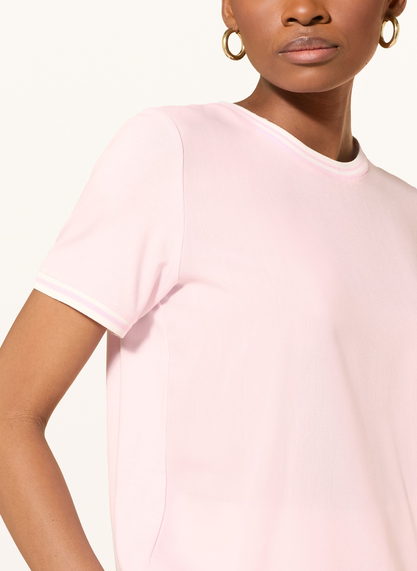 MORE & MORE T-Shirt: ROSA / WEISS