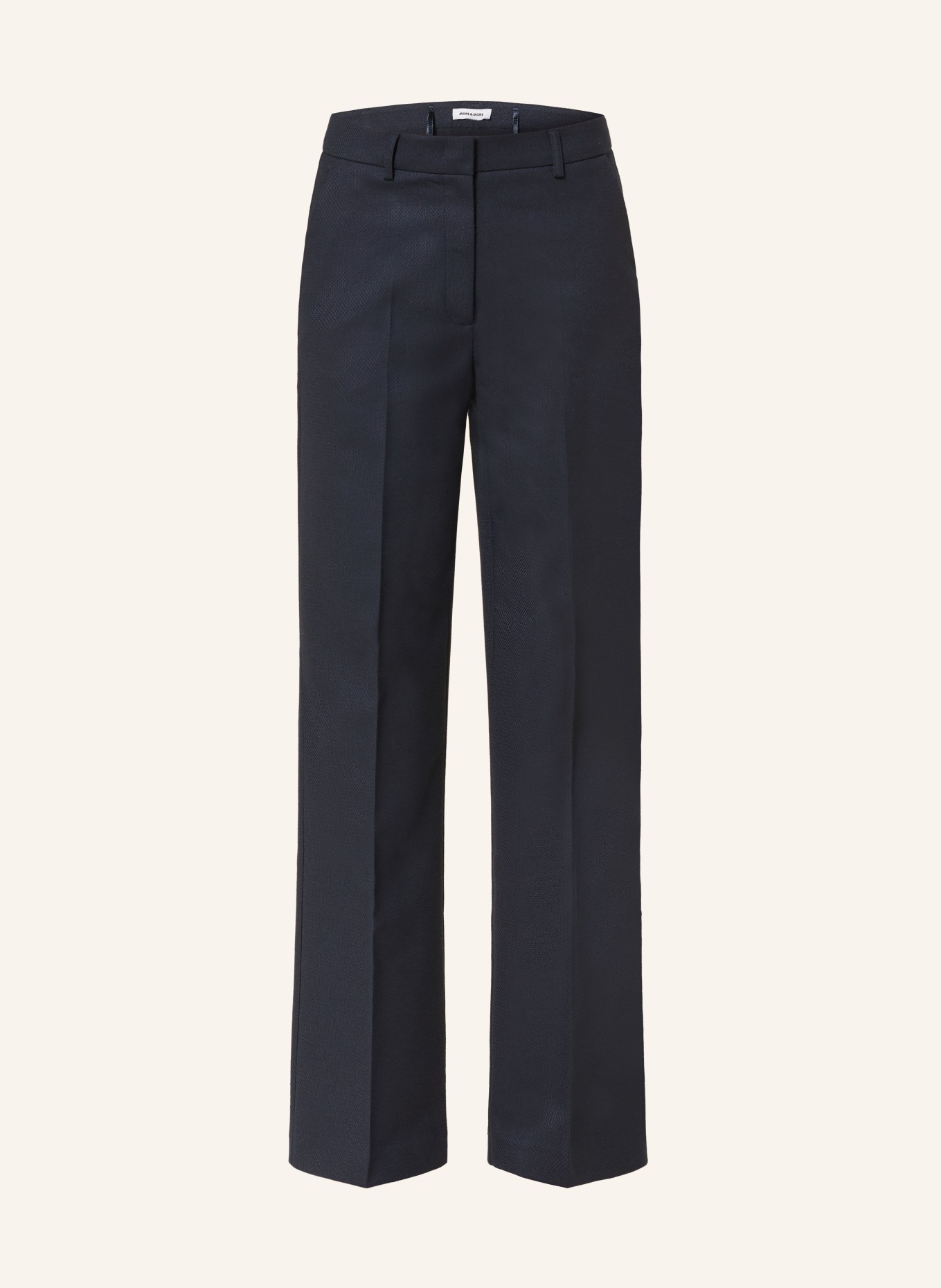 MORE & MORE Marlenehose: DUNKELBLAU