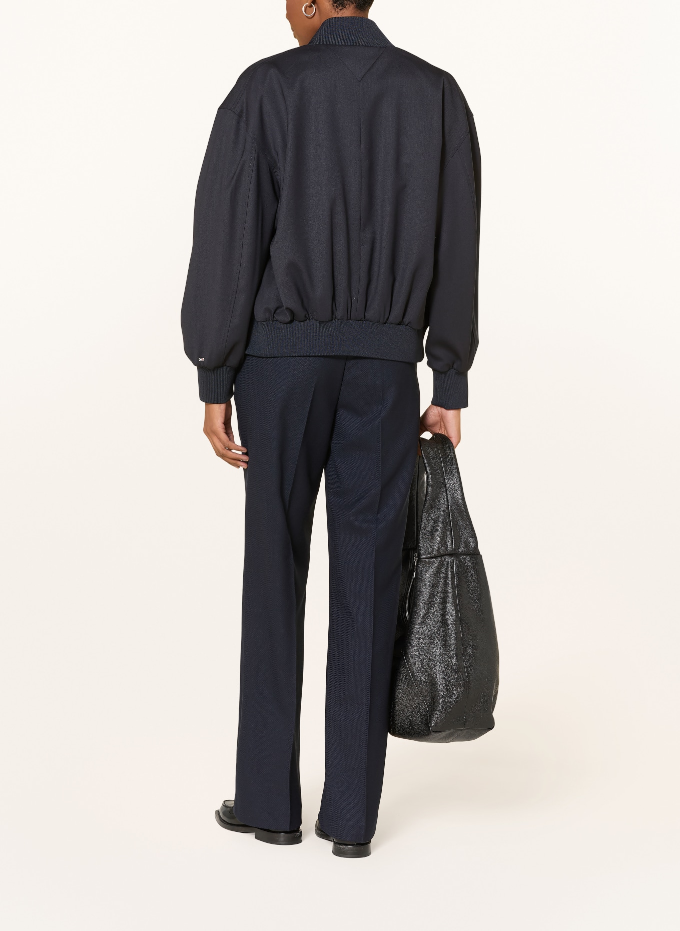 MORE & MORE Marlenehose: DUNKELBLAU