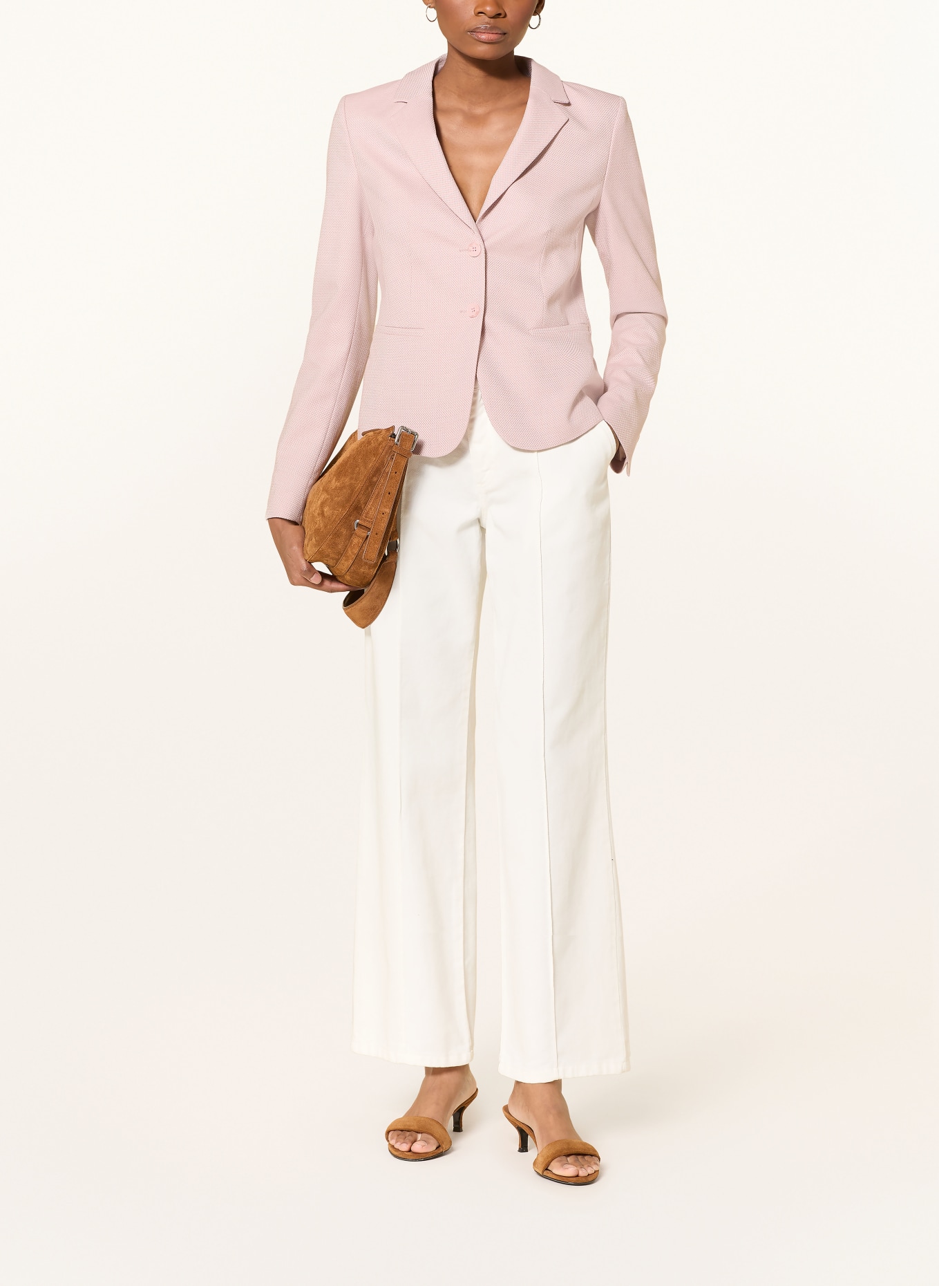 MORE & MORE marynarka: BLADORÓŻOWY / KREMOWY