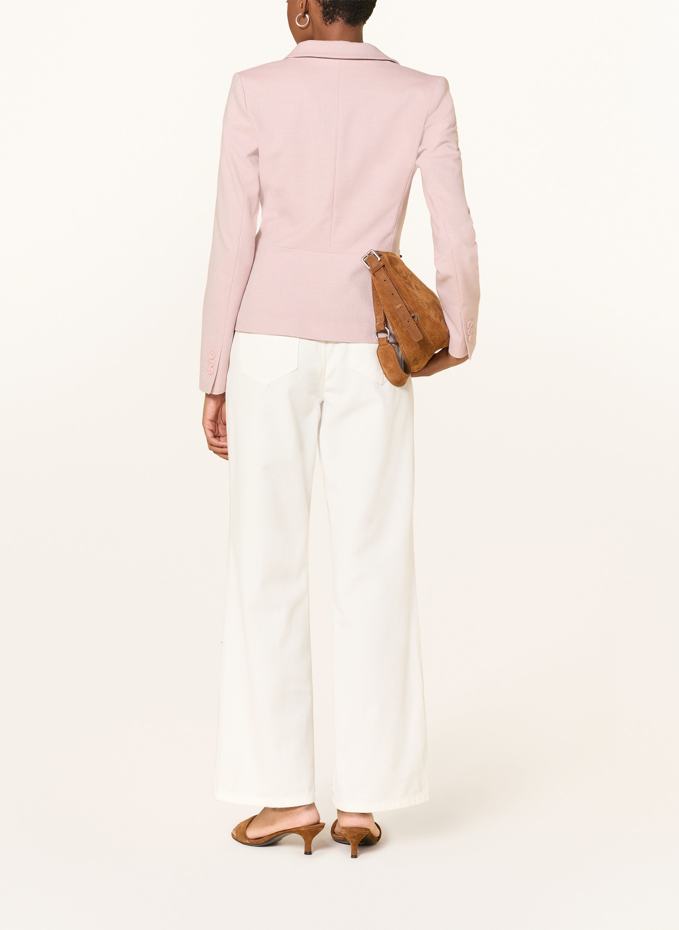 MORE & MORE marynarka: BLADORÓŻOWY / KREMOWY