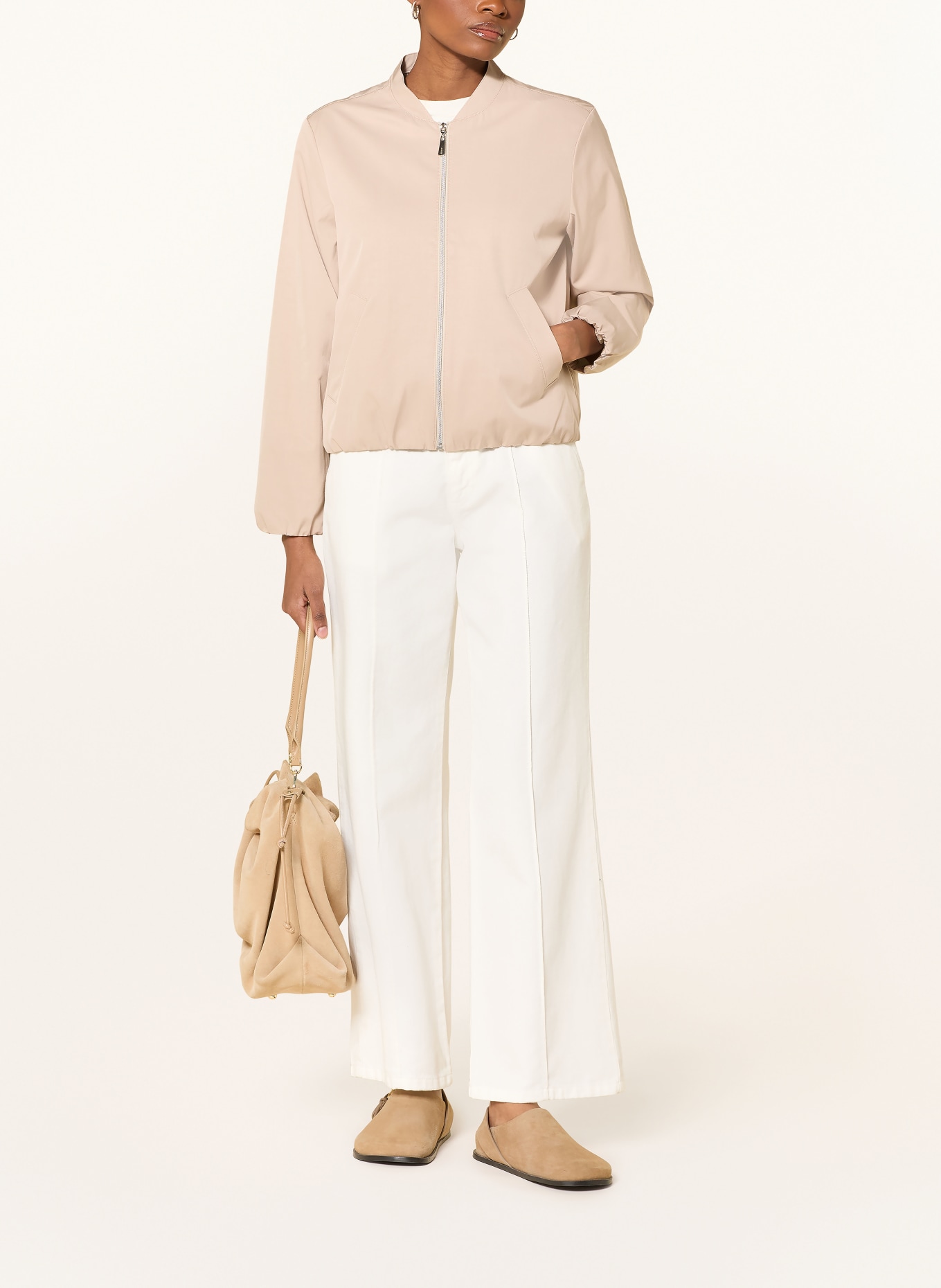 MORE & MORE blouson: BEIGE