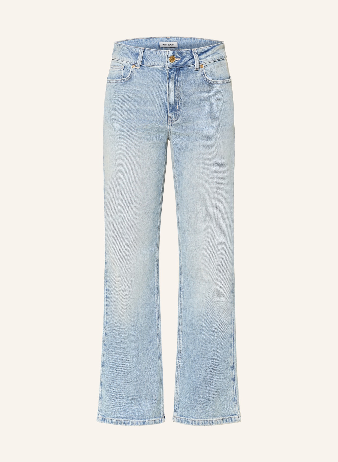 MORE & MORE Straight jeans: 0961 LIGHT BLUE DENIM