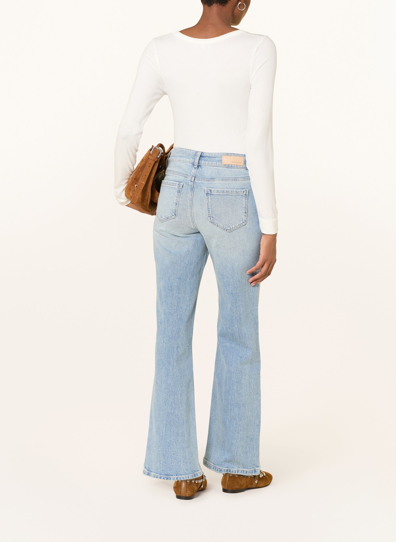 MORE & MORE Straight jeans: 0961 LIGHT BLUE DENIM