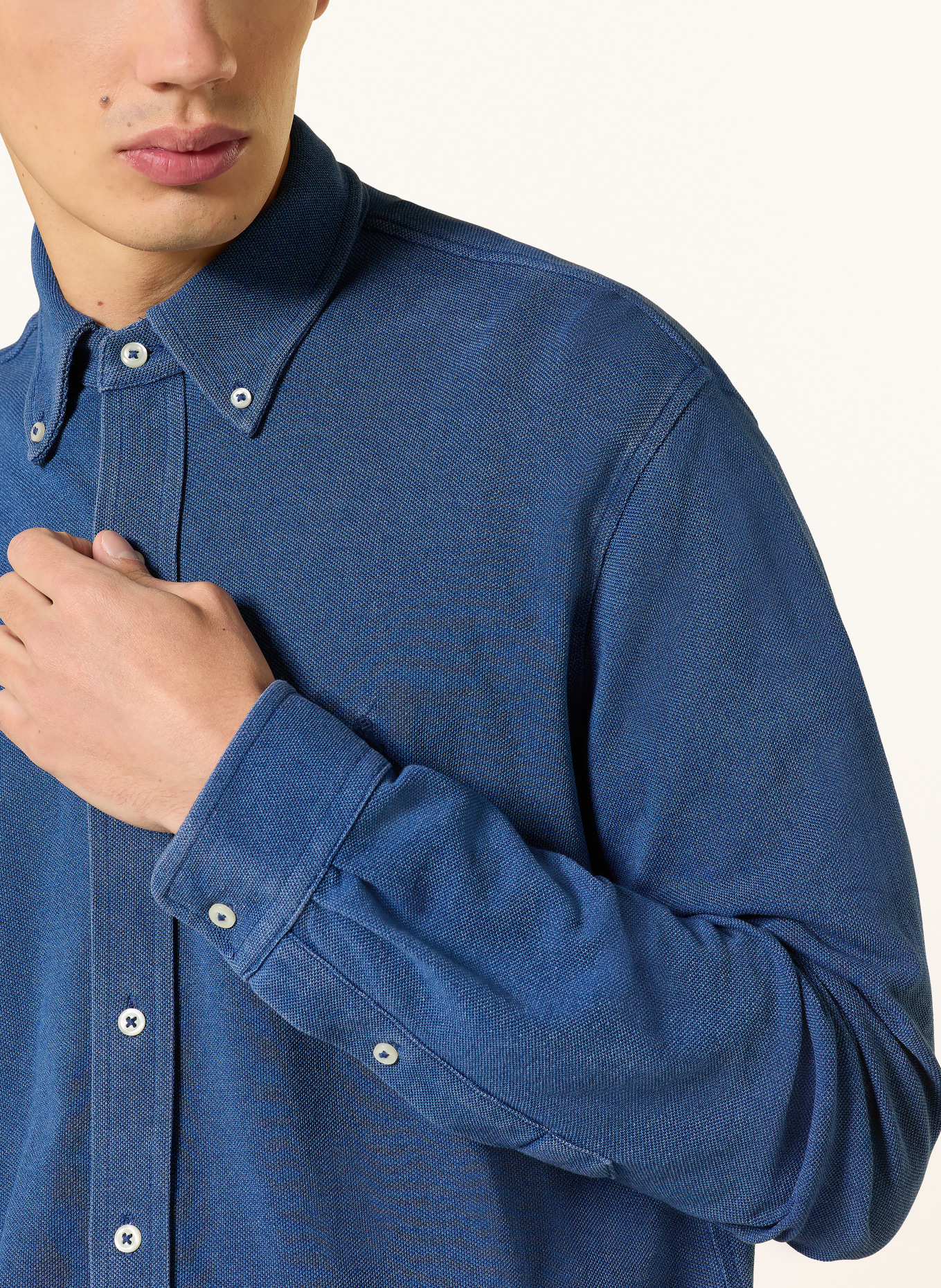 POLO RALPH LAUREN Hemd Regular Fit: DUNKELBLAU