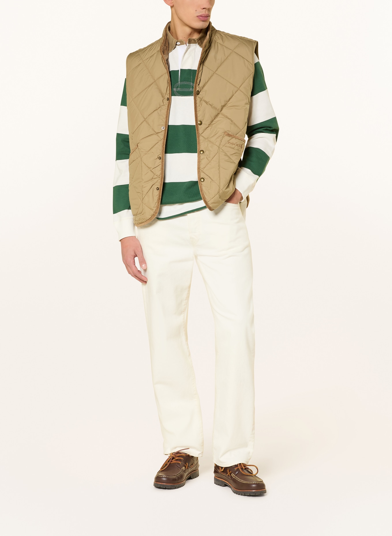 POLO RALPH LAUREN gilet matelassé: BEIGE