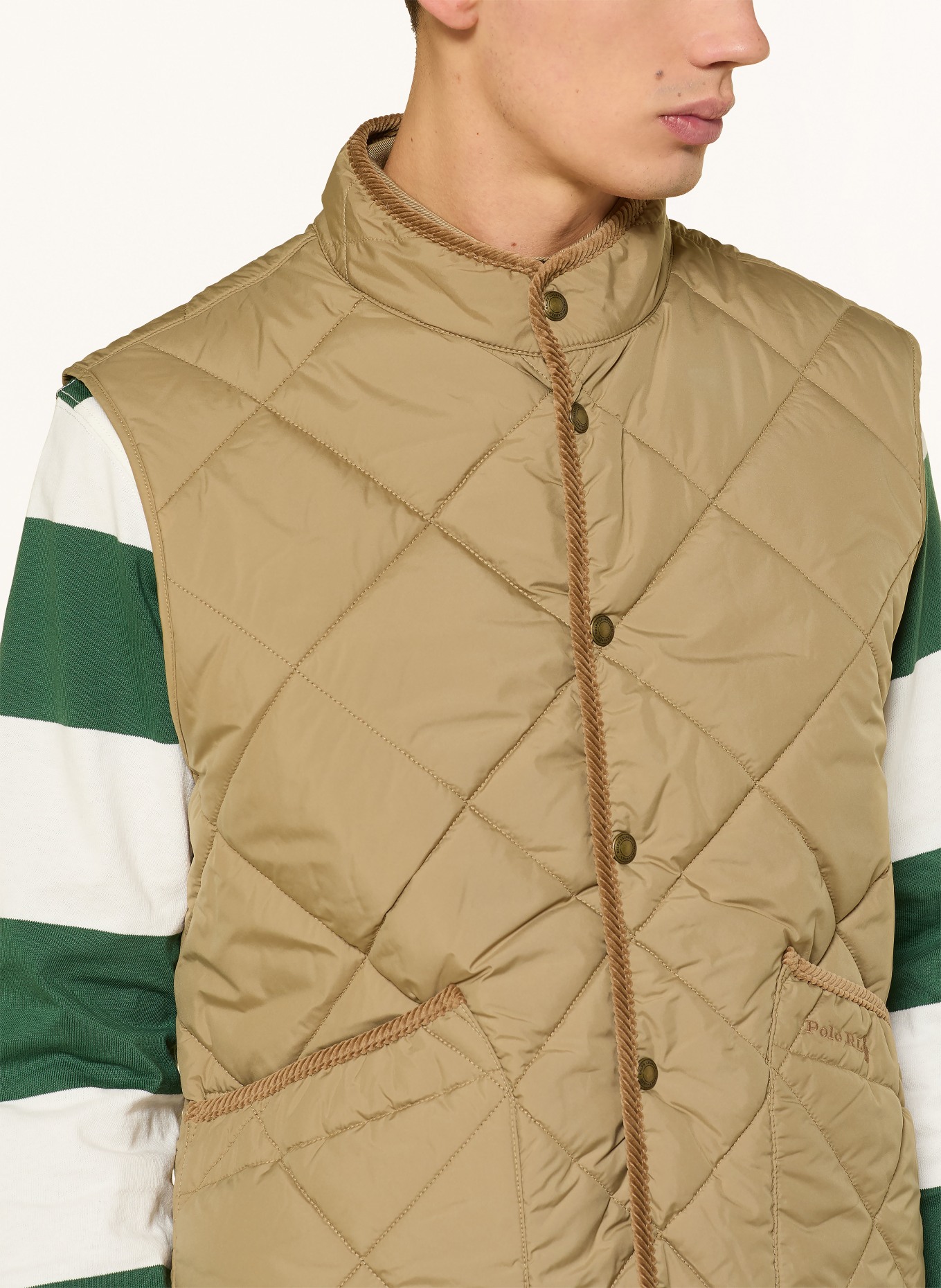 POLO RALPH LAUREN gilet matelassé: BEIGE