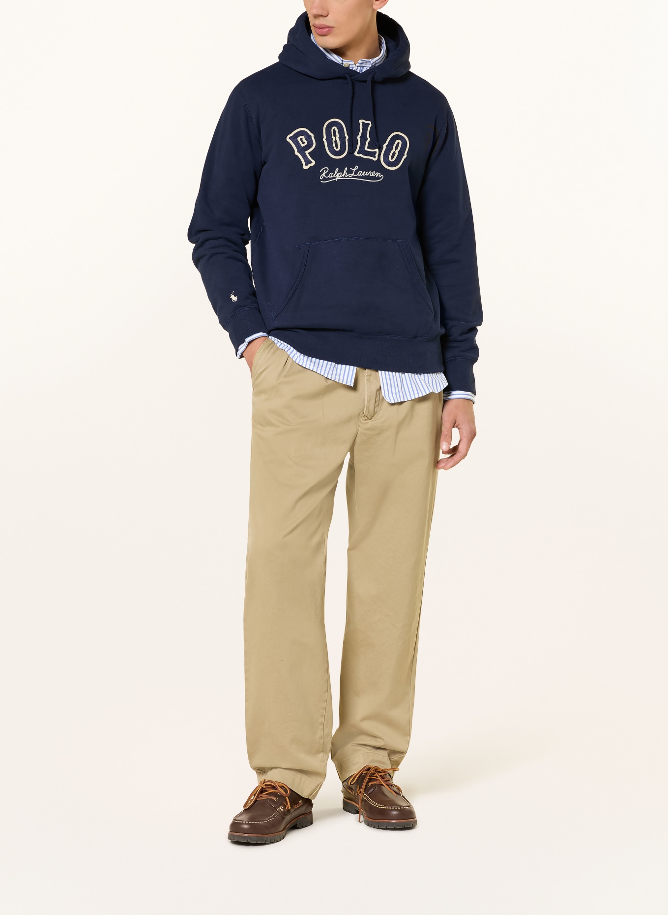 POLO RALPH LAUREN sweat à capuche: BLEU FONCÉ