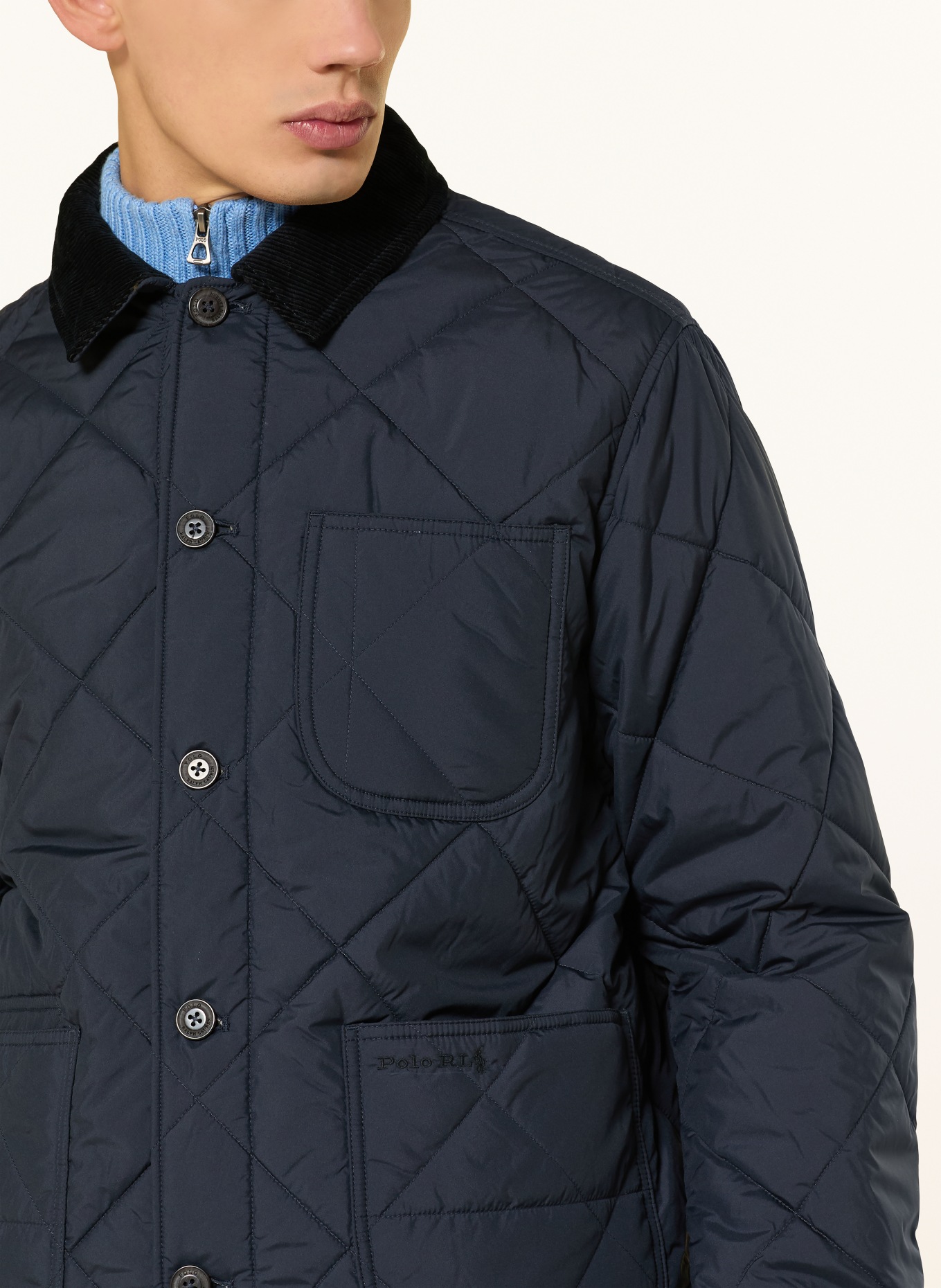 POLO RALPH LAUREN blouson: BLEU FONCÉ
