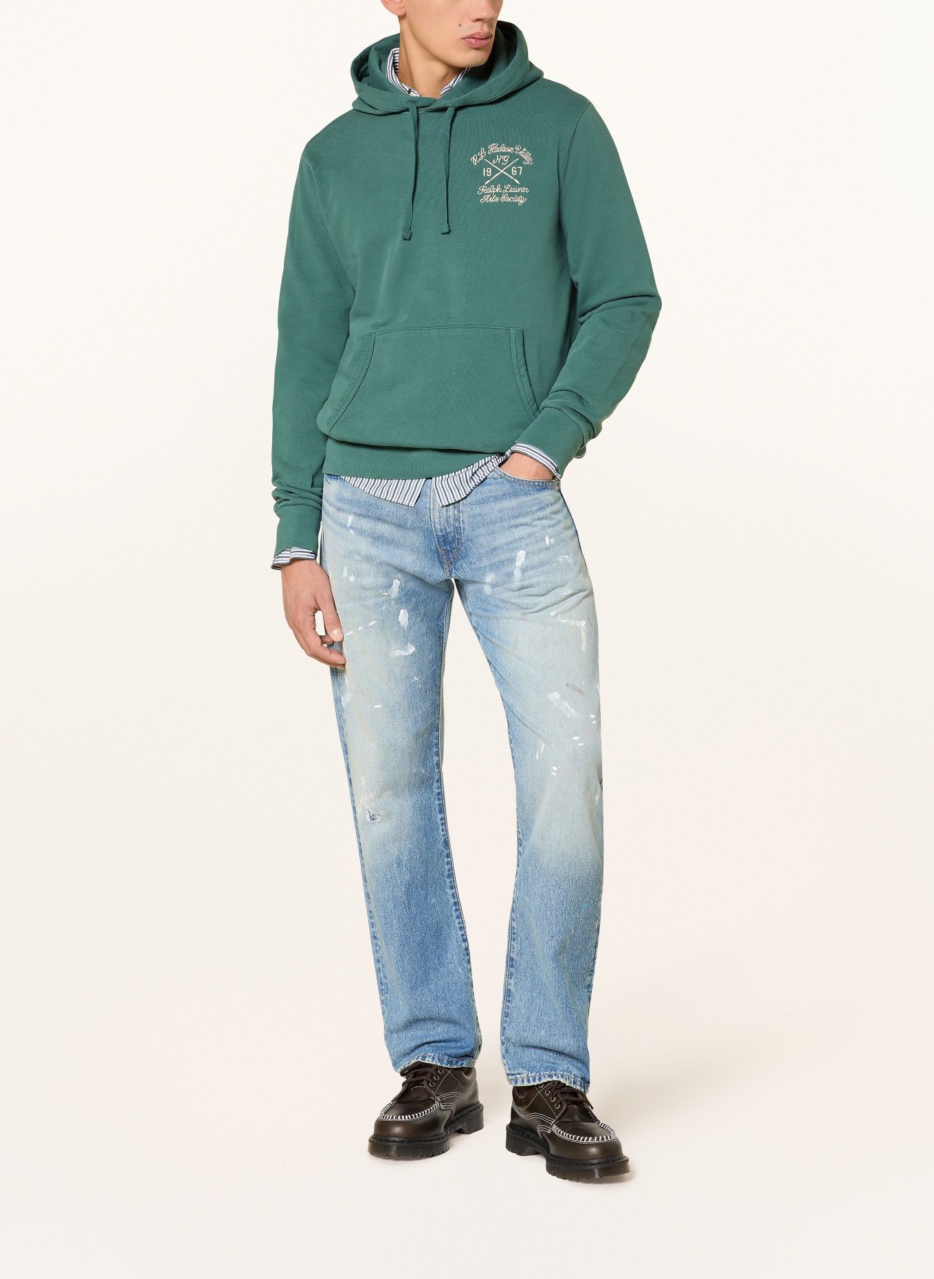 POLO RALPH LAUREN Hoodie: PETROL