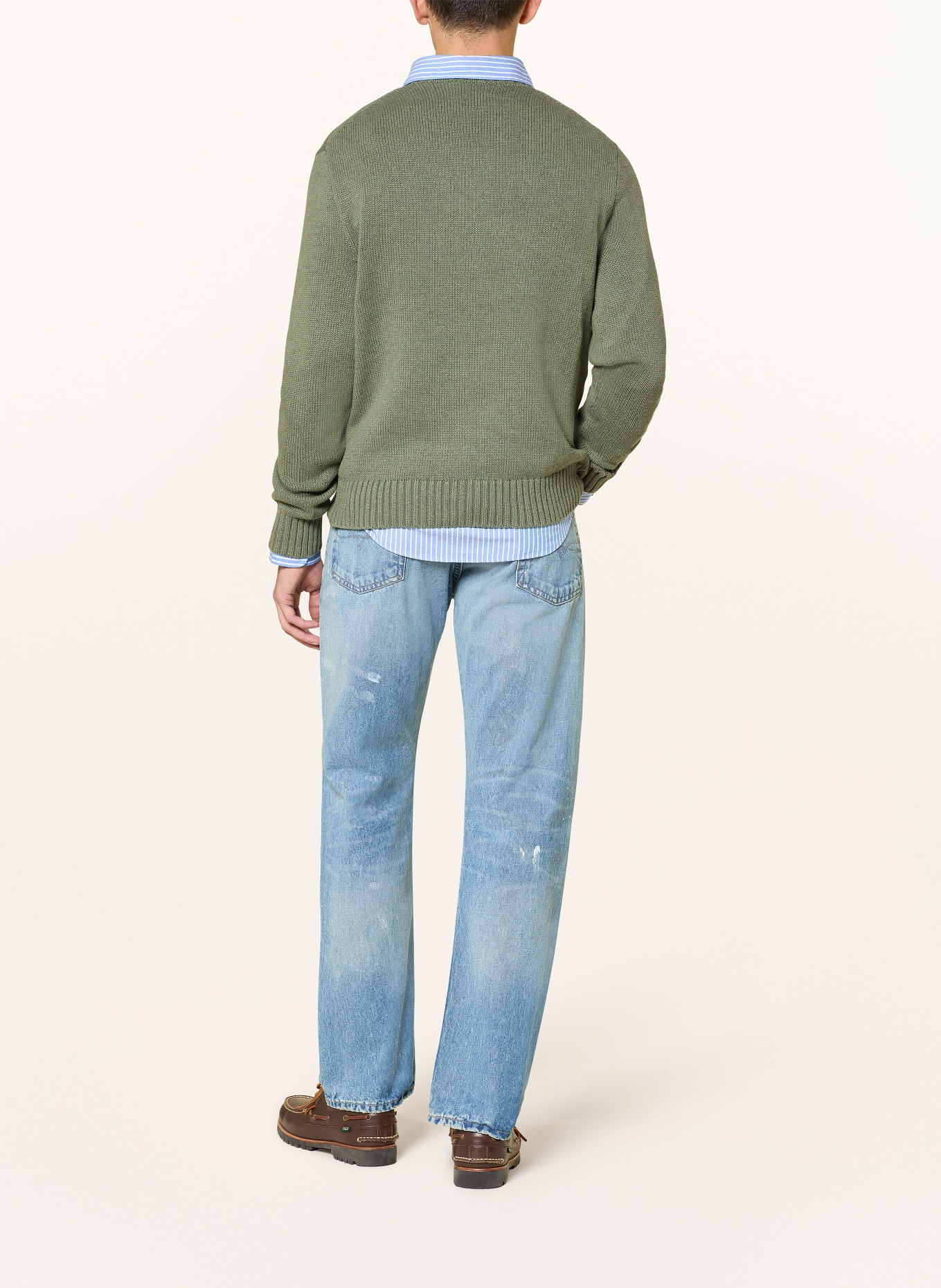 POLO RALPH LAUREN Pullover: GRÜN / BRAUN / BLAU