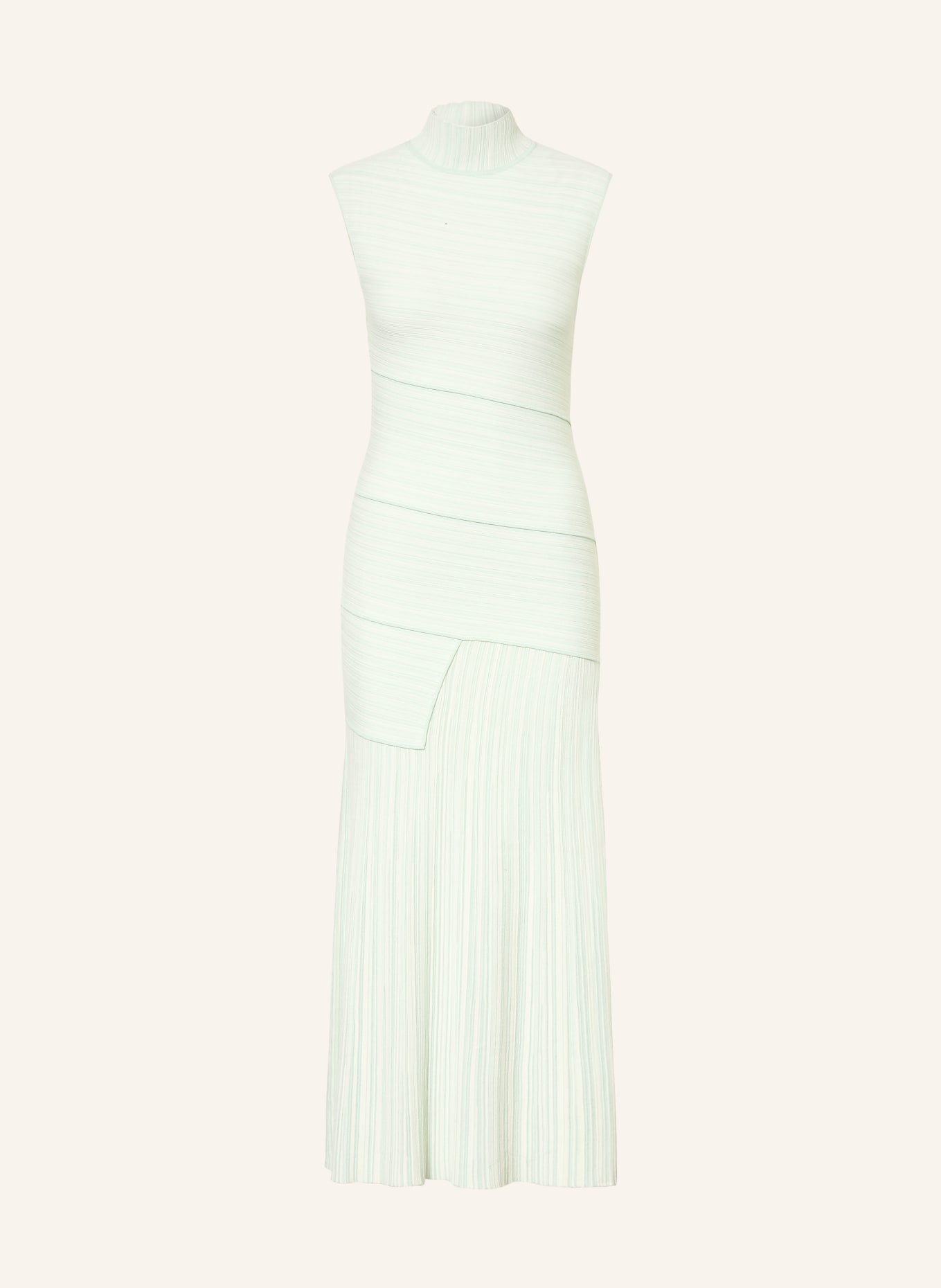 Proenza Schouler FEDERICA jersey dress: MINT / WHITE