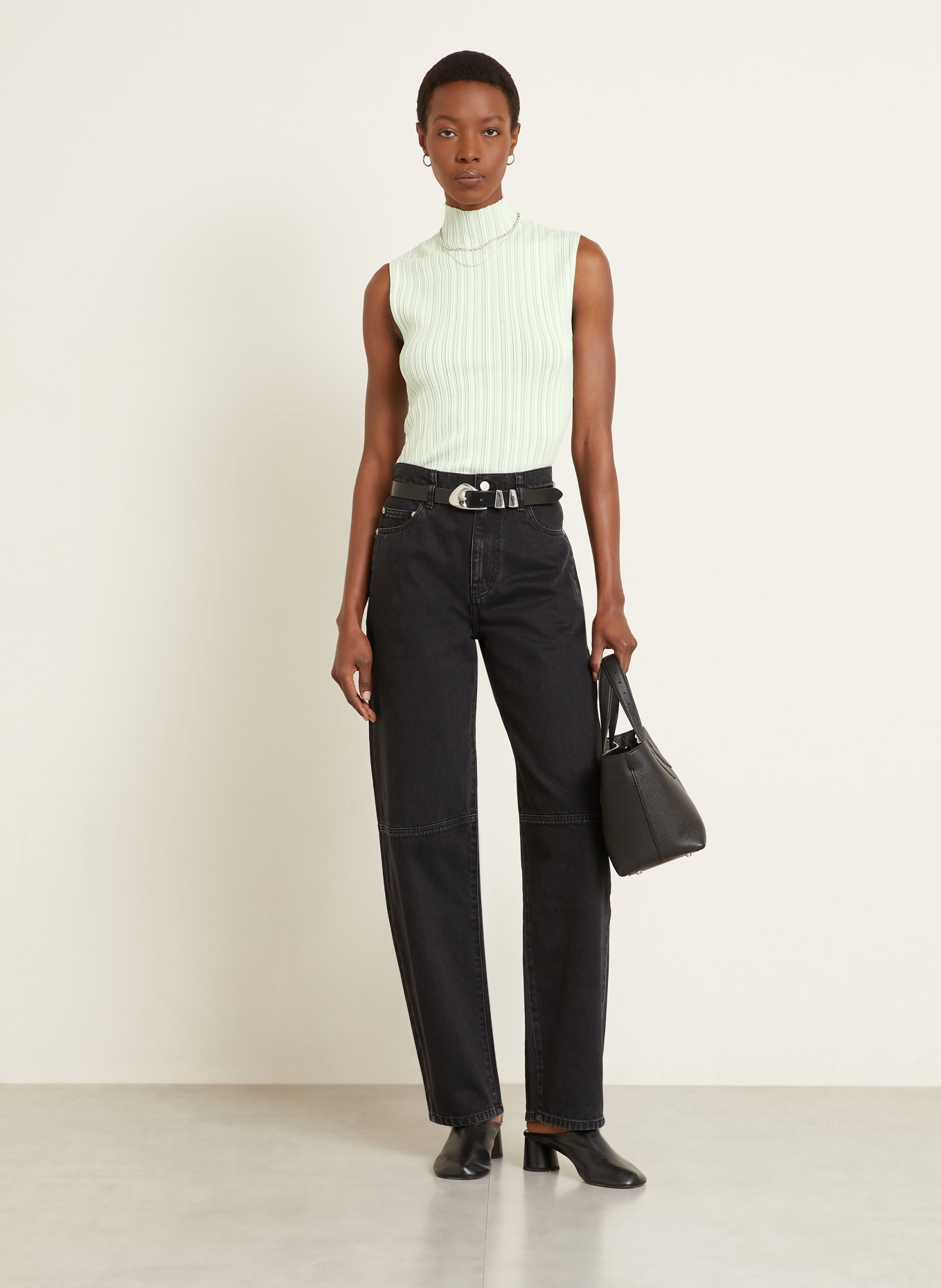 Proenza Schouler Haut FEDERICA: MENTHE / CRÈME