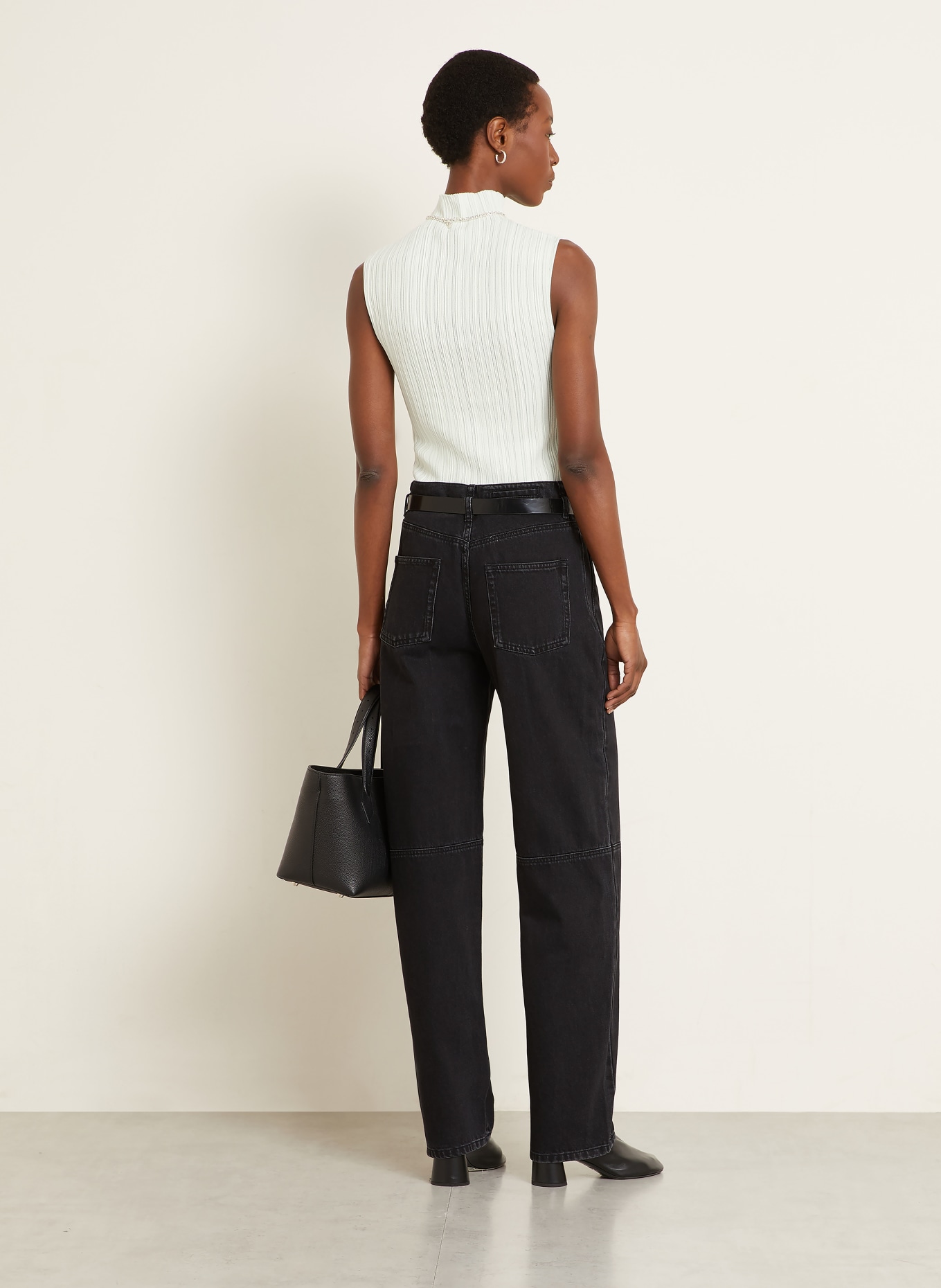 Proenza Schouler Barrel Jeans FONTANA: 001 BLACK