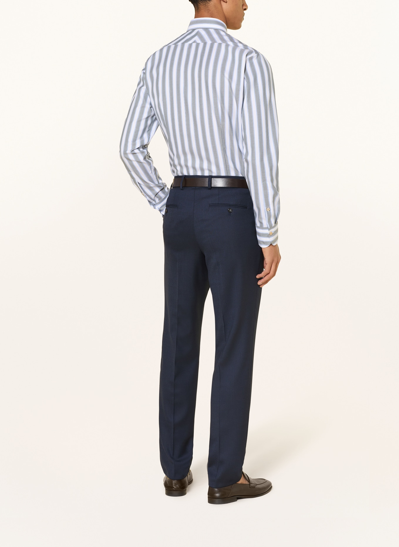 OLYMP SIGNATURE Hemd Signature tailored fit: WEISS / DUNKELGRÜN / HELLBLAU