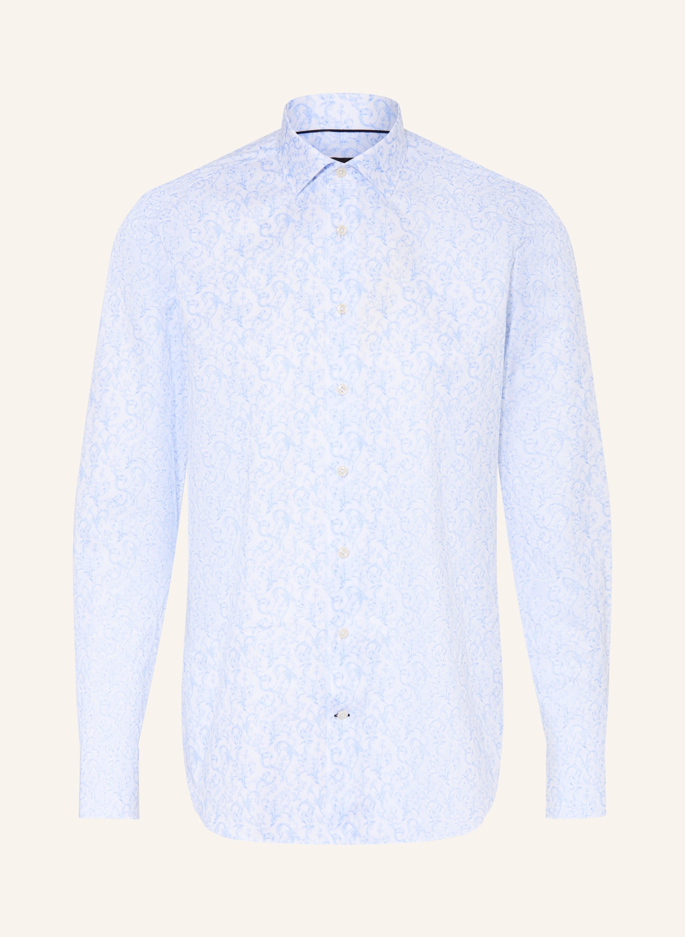 OLYMP SIGNATURE Hemd tailored fit: BLAU / WEISS