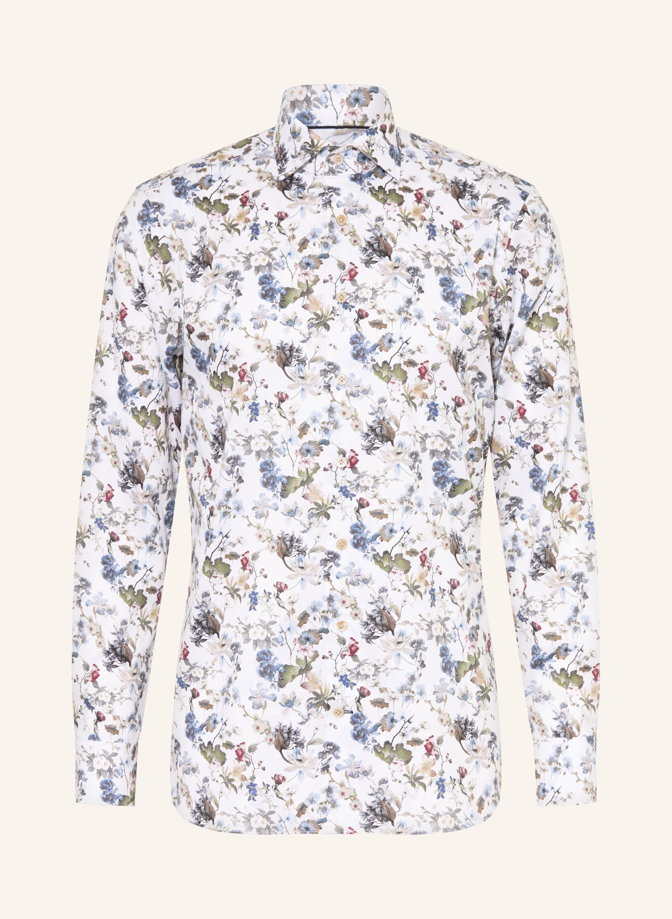 OLYMP SIGNATURE Hemd Signature tailored fit: WEISS / GRÜN / BLAU