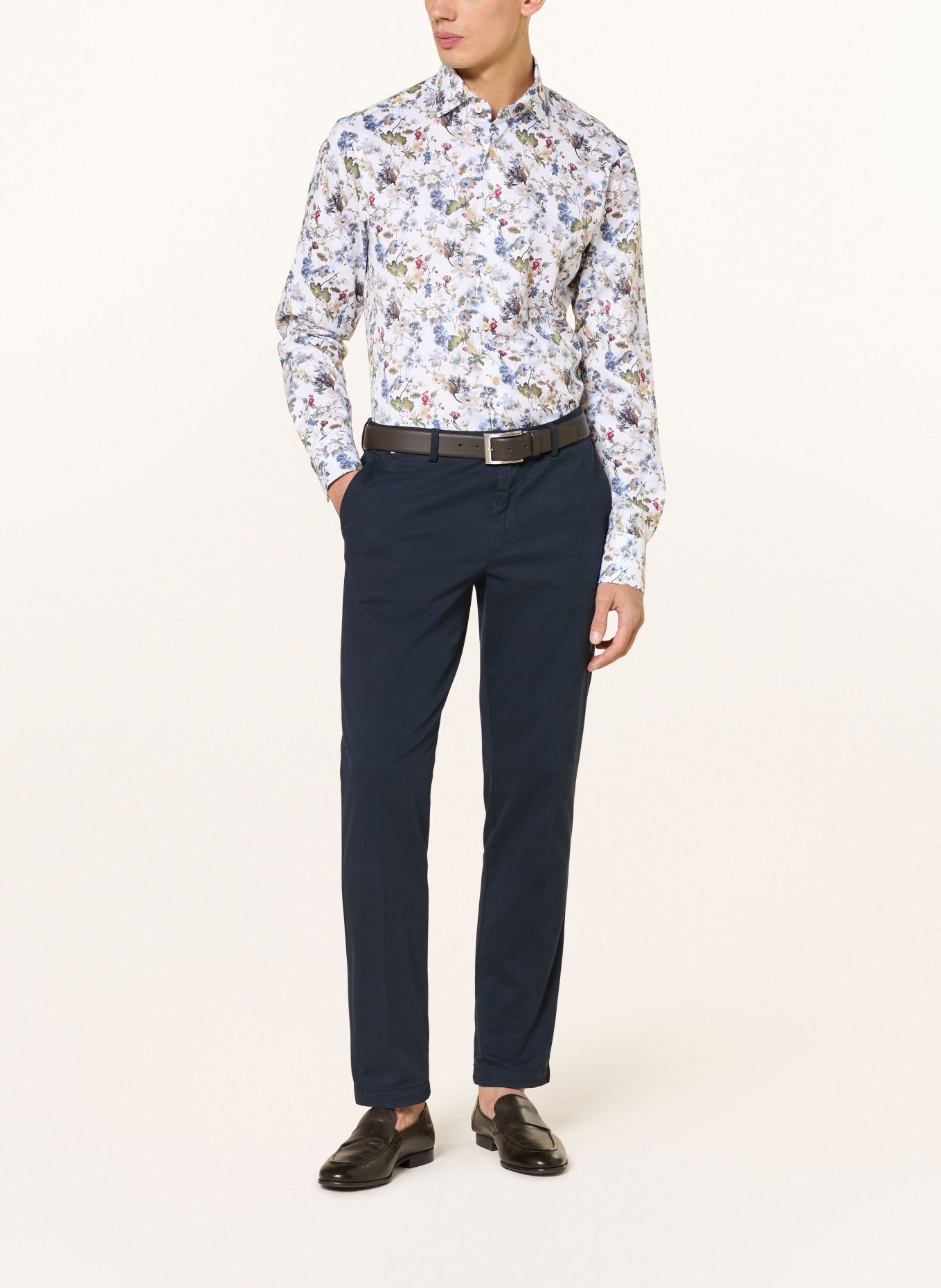 OLYMP SIGNATURE Hemd Signature tailored fit: WEISS / GRÜN / BLAU