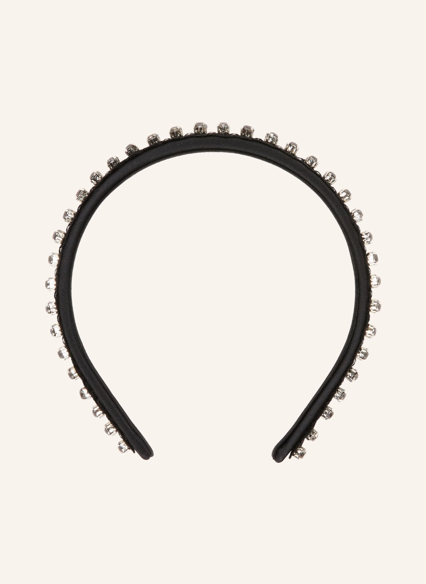 ETRO Haarreif mit Schmucksteinen: SCHWARZ