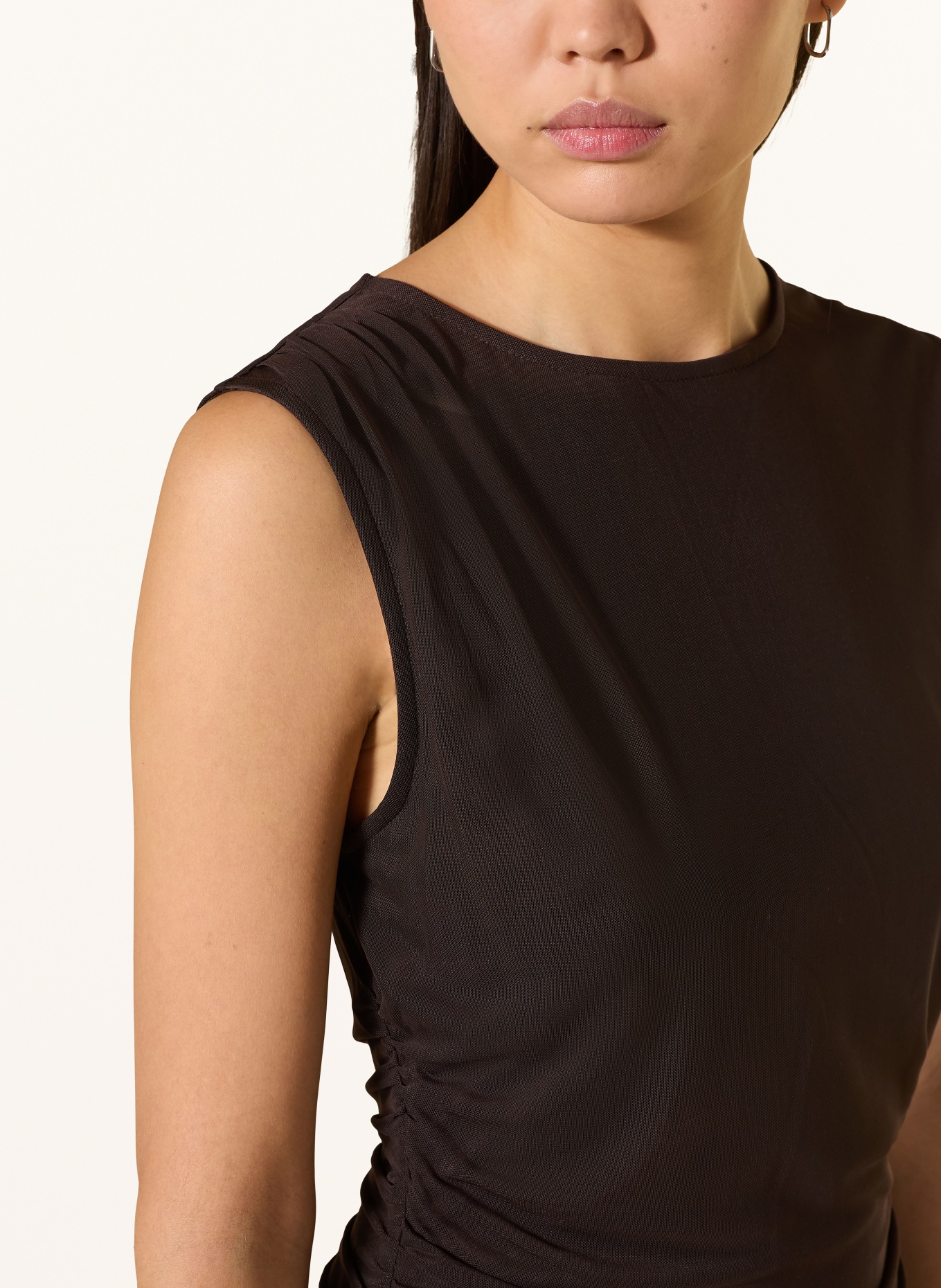 NEO NOIR Kleid CORILINA: DUNKELBRAUN