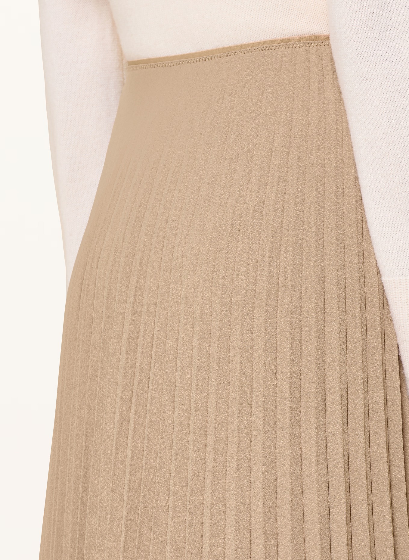 NEO NOIR Spódnica plisowana BONI: CAMELOWY