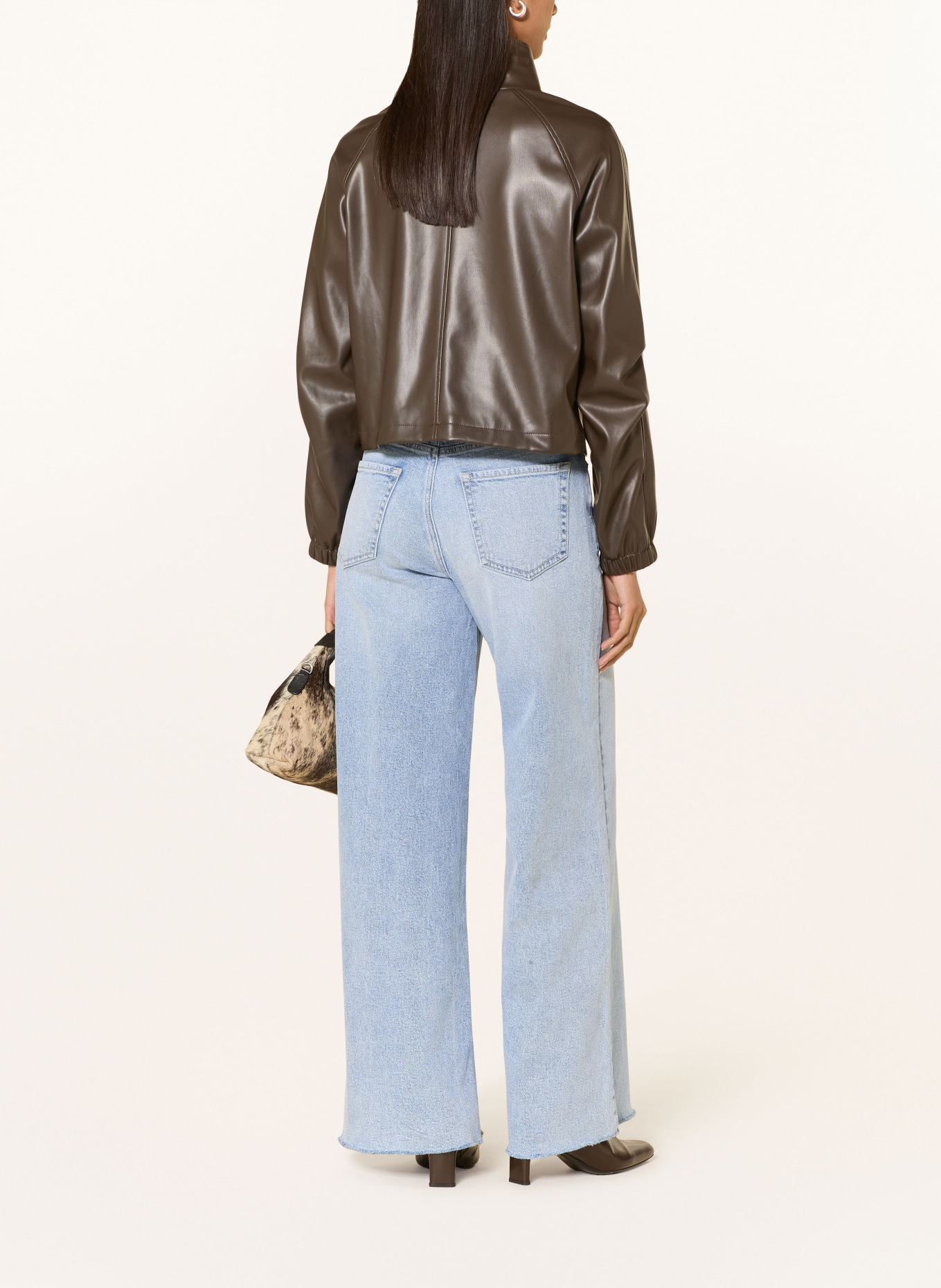 MAC Wide Leg Jeans NEVADA: D412 parisian flair blue