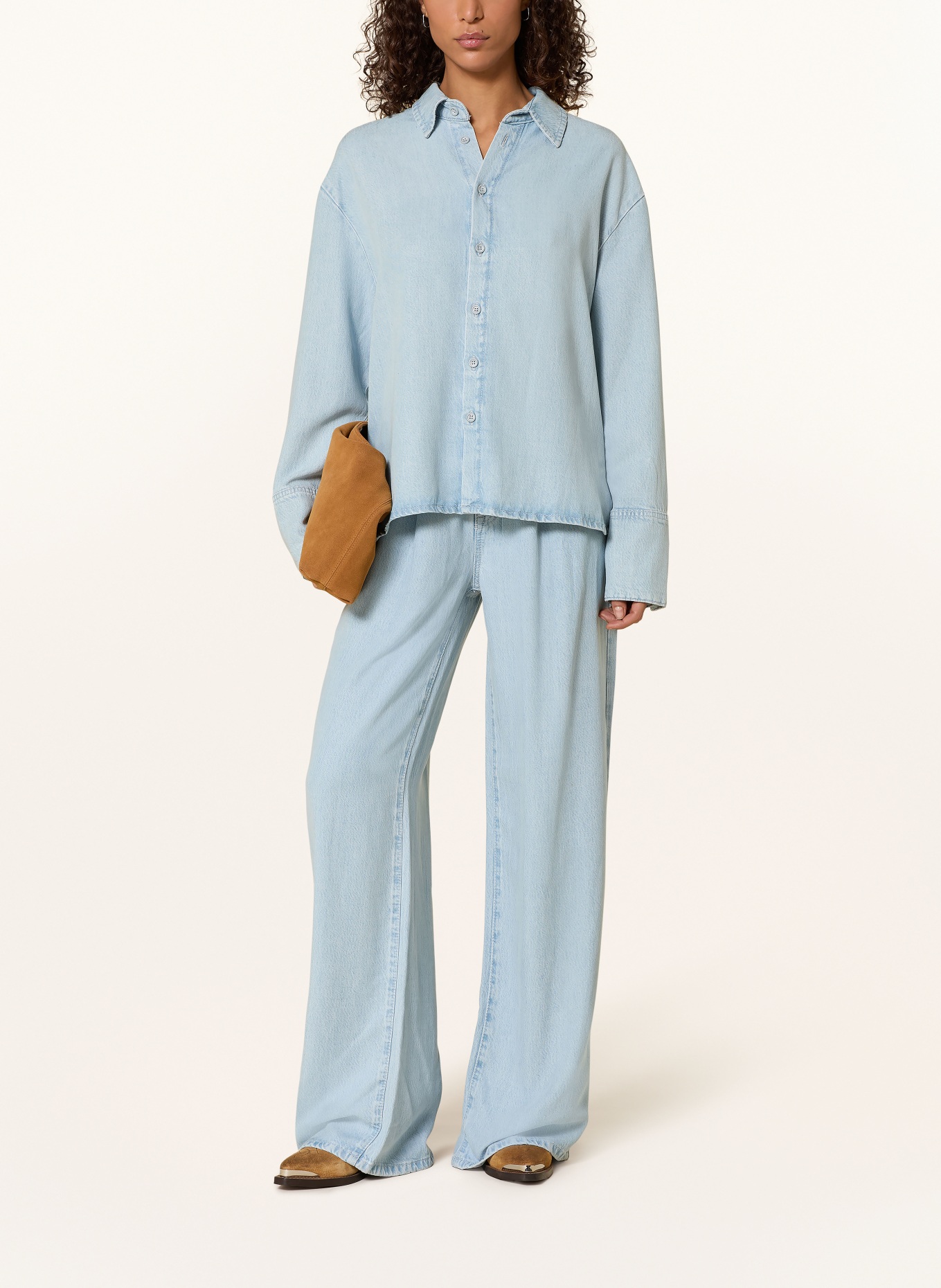 MAC džínová košile: TMAVĚ MODRÁ