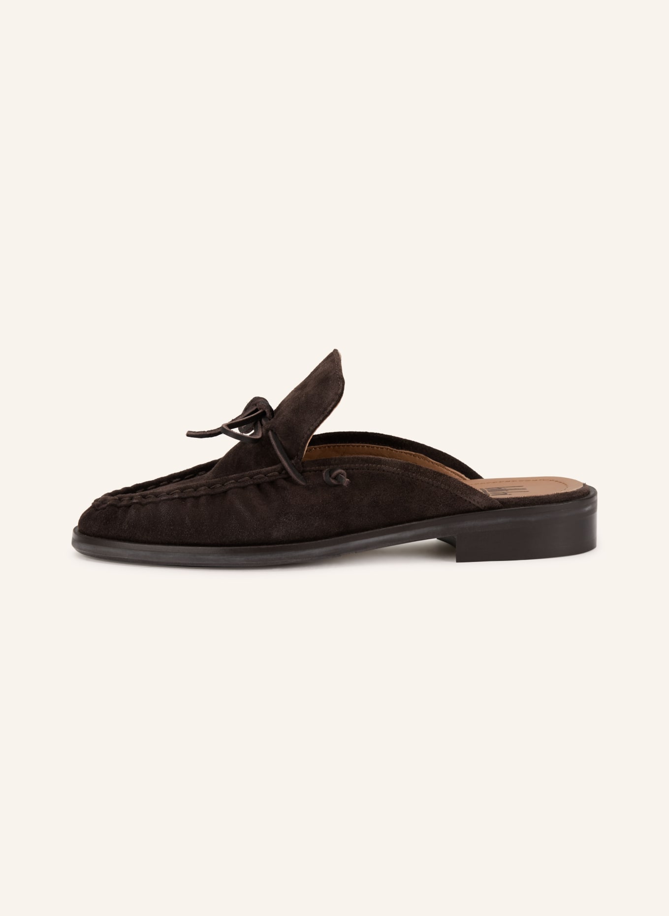 billi bi Mules: MARRON FONCÉ