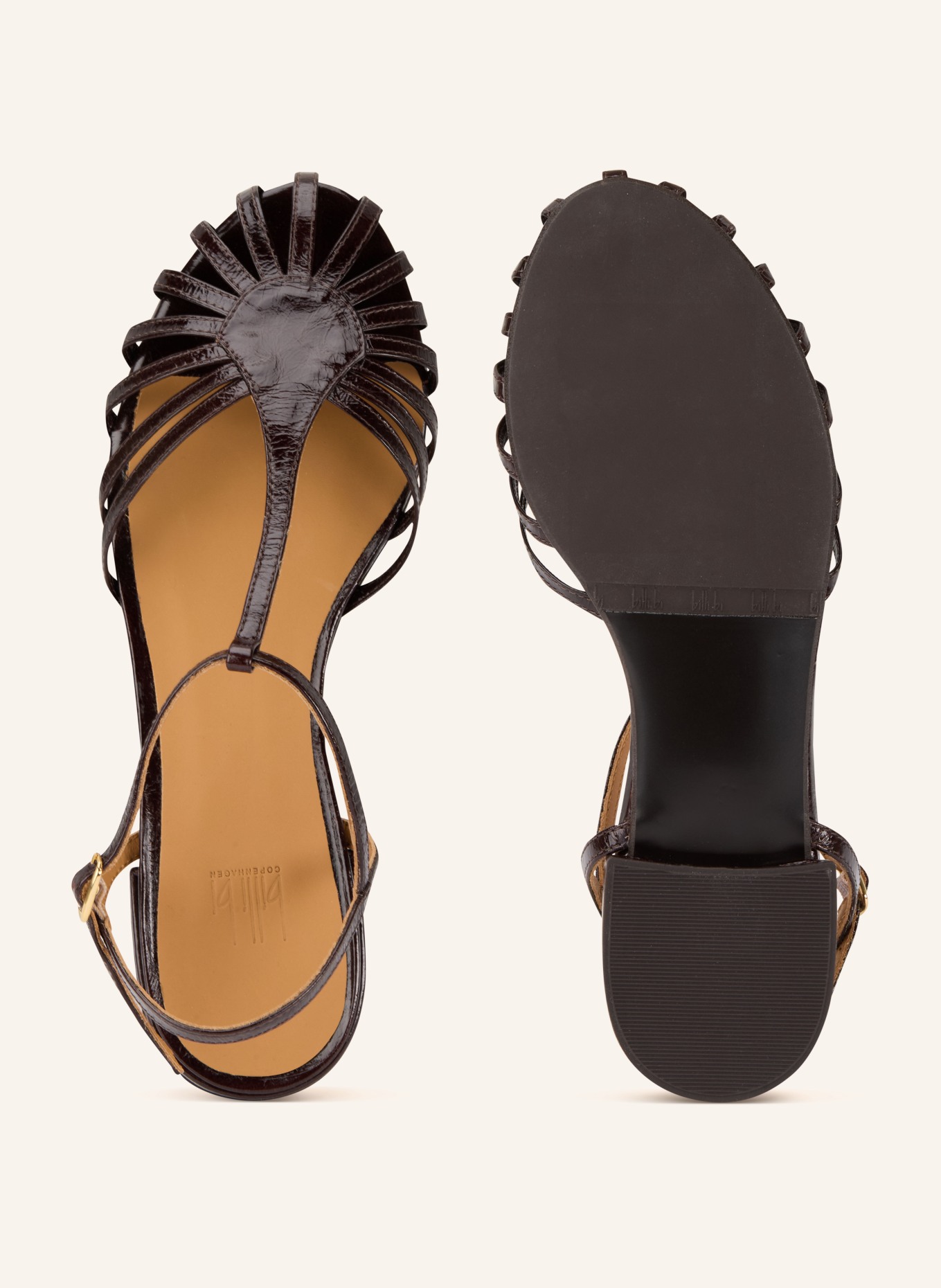 billi bi Sandalen: DUNKELBRAUN