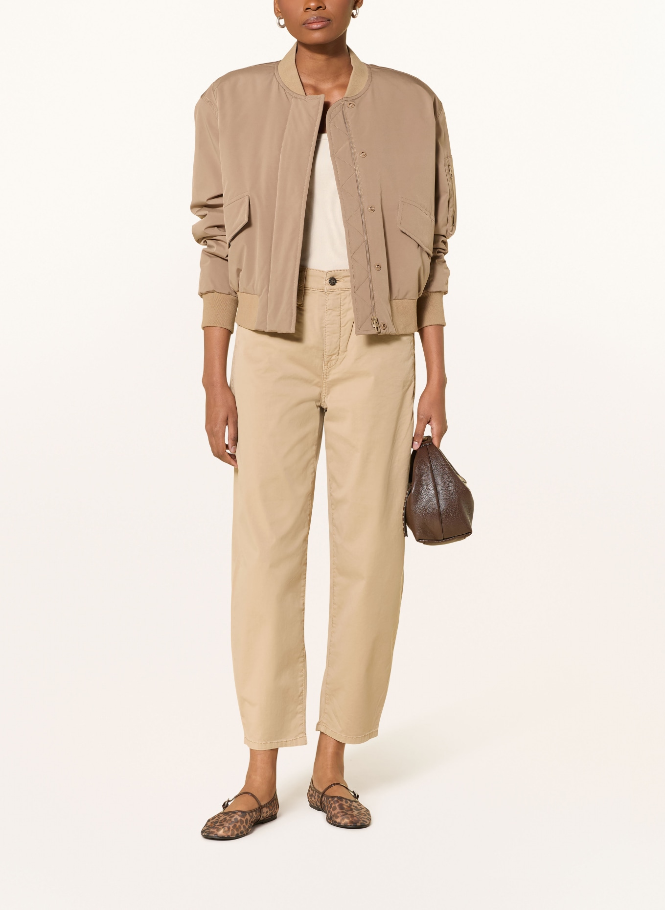 MAC Džíny Barrel BORA: BÉŽOVÁ