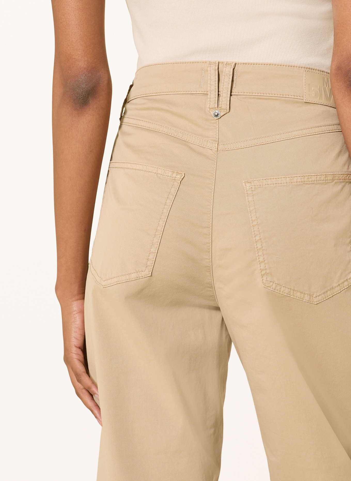 MAC Džíny Barrel BORA: BÉŽOVÁ