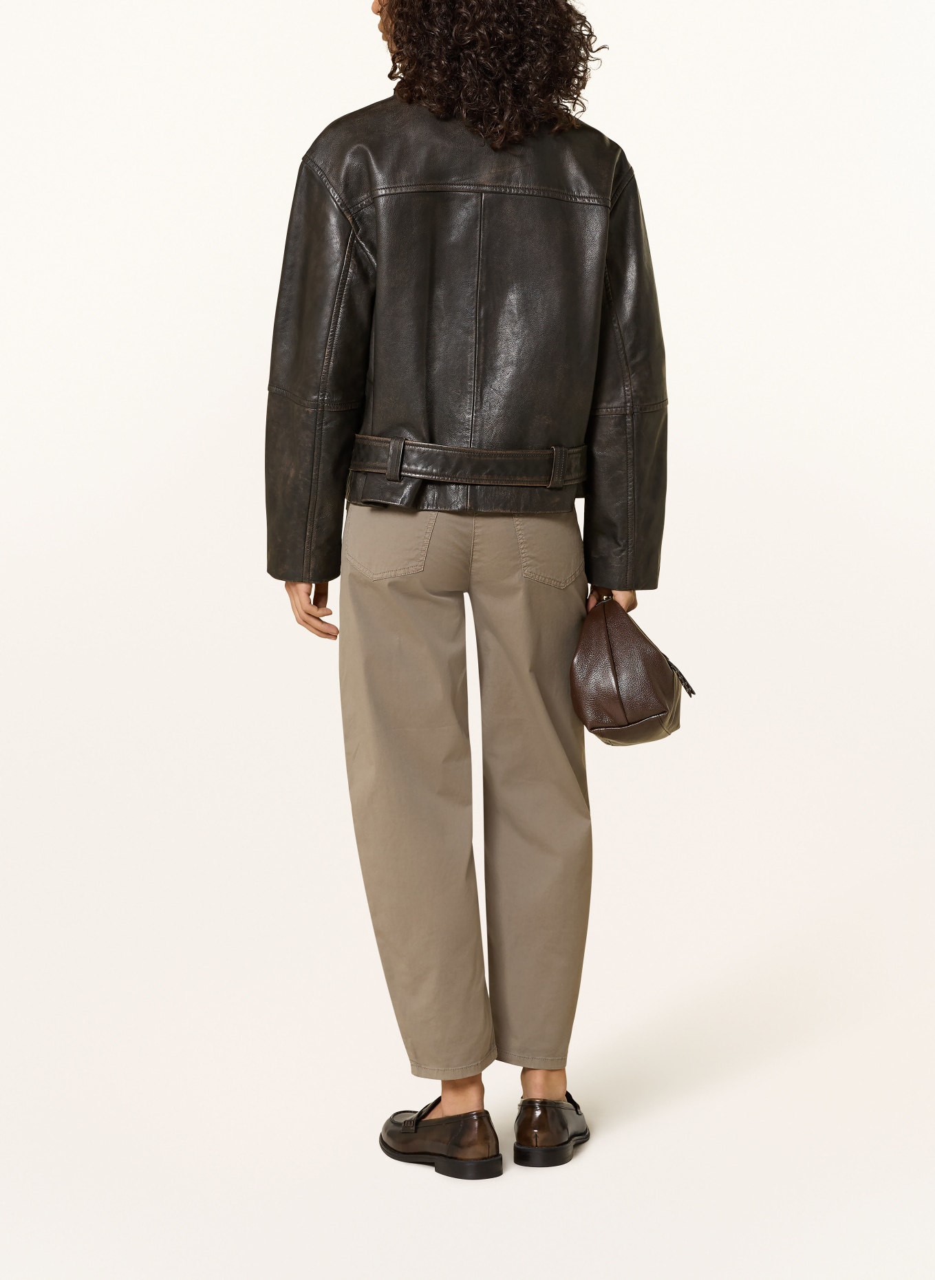 MAC Dżinsy Barrel BORA: KHAKI