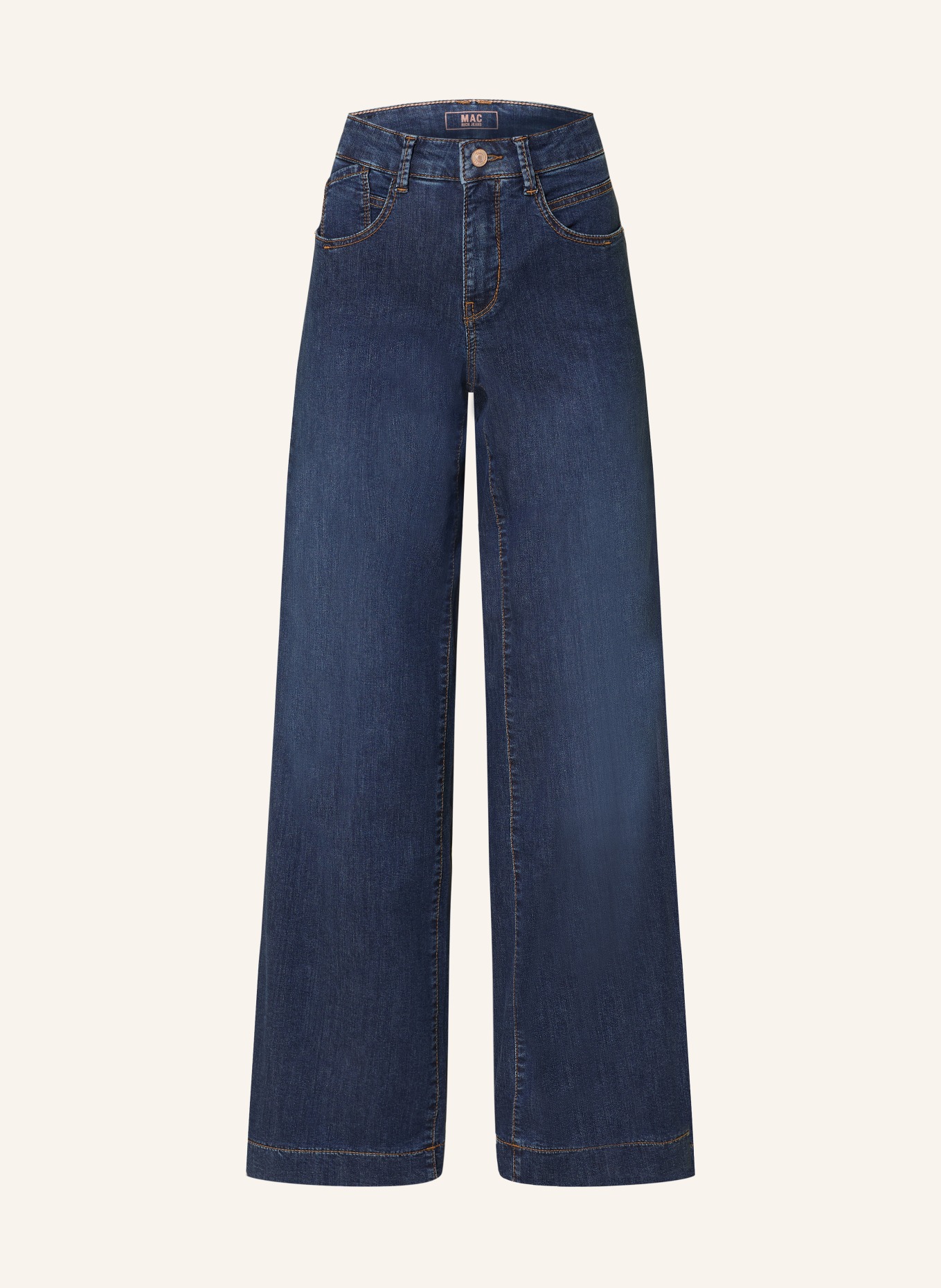 MAC Wide Leg Jeans RICH PALAZZO: D866 night blue netwash