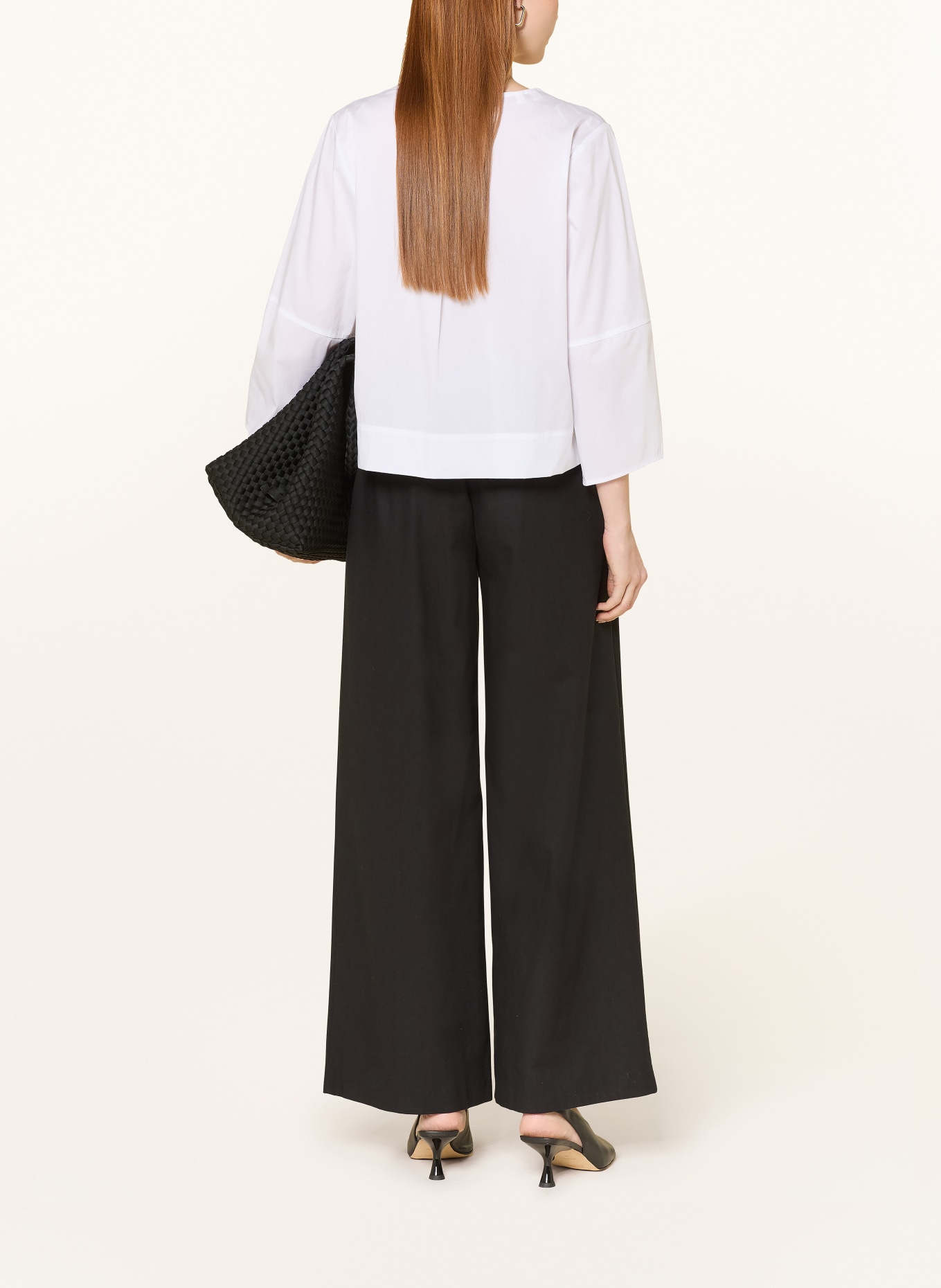 SELECTED Femme Bluse mit 3/4-Arm: WEISS