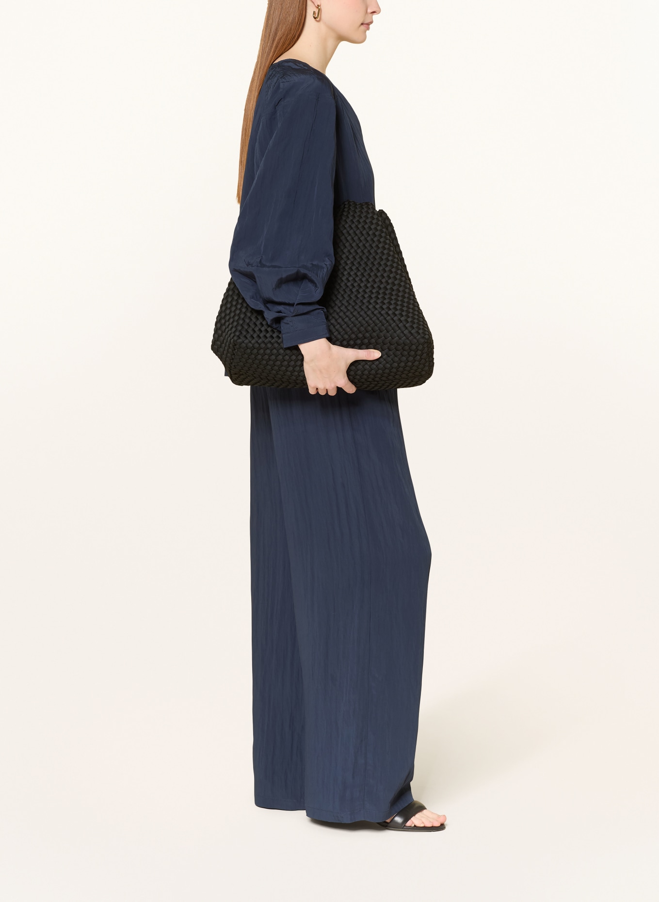 SELECTED Femme Marlene-broek: DONKERBLAUW