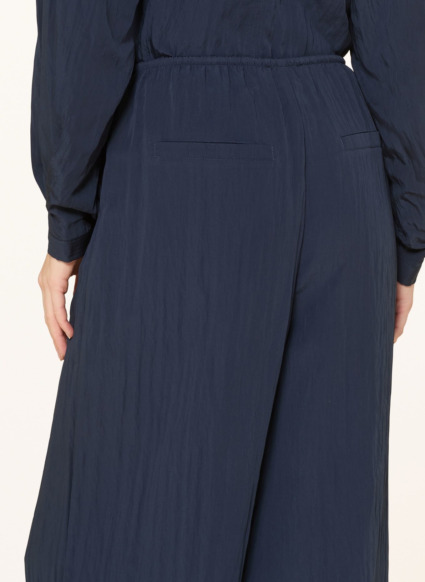 SELECTED Femme Marlene-broek: DONKERBLAUW