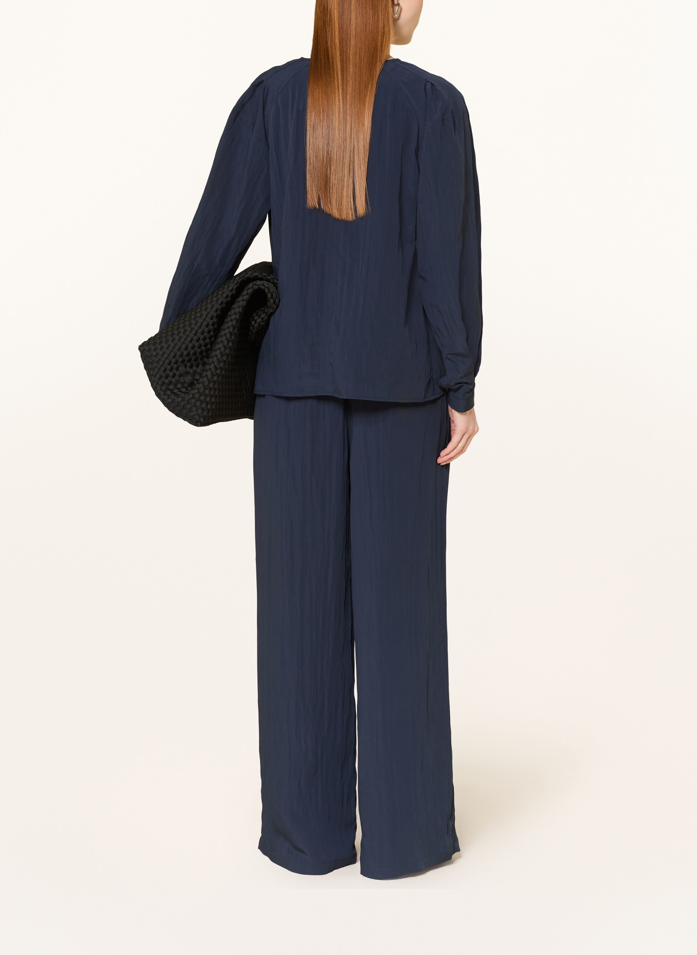 SELECTED Femme blouse: DONKERBLAUW