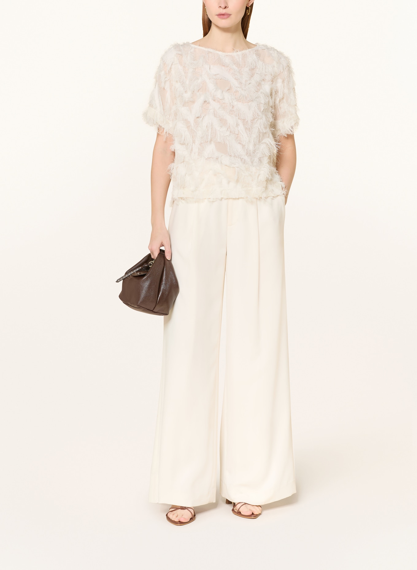 SELECTED Femme Blouse: ECRU