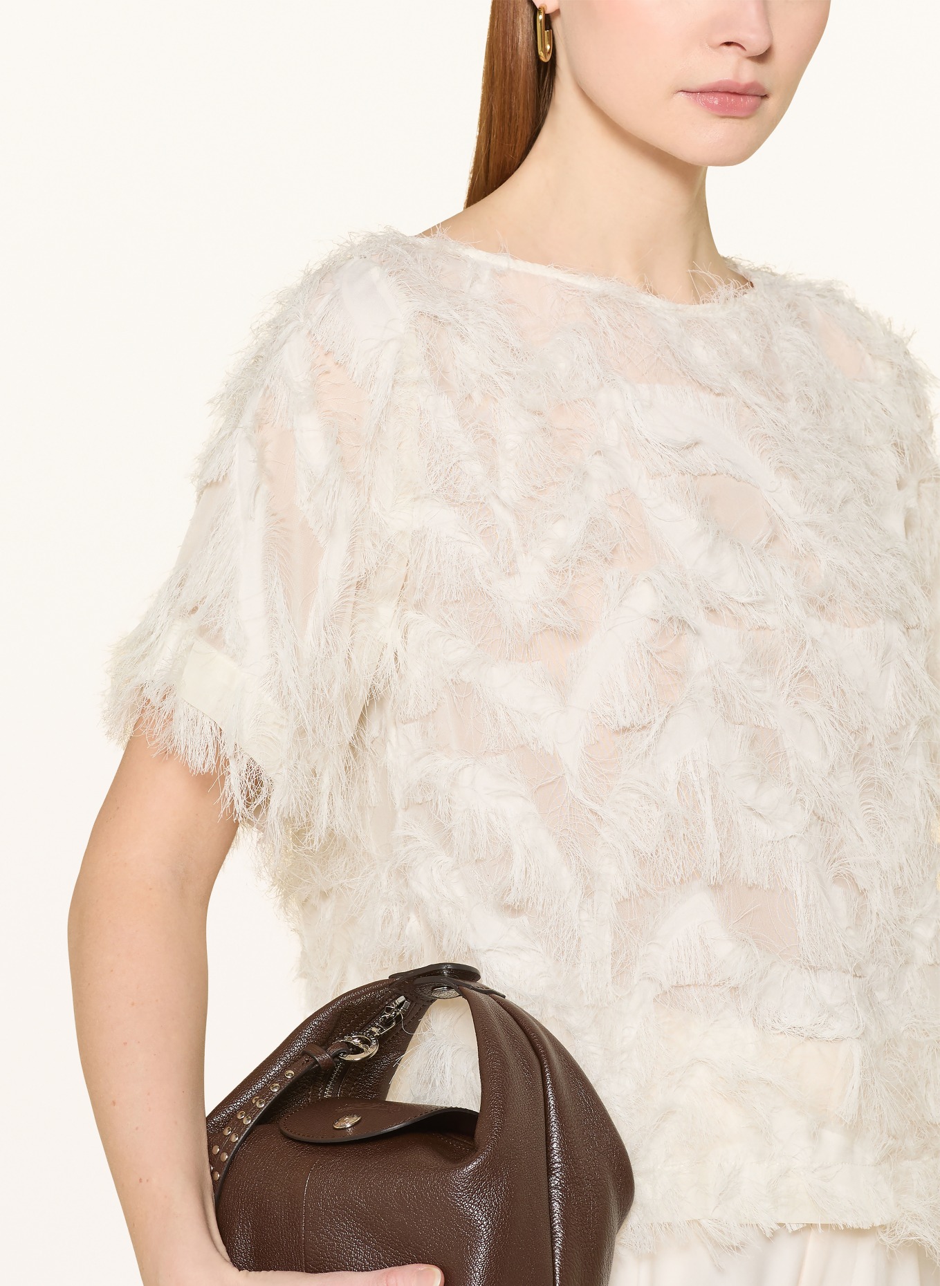 SELECTED Femme Blouse: ECRU