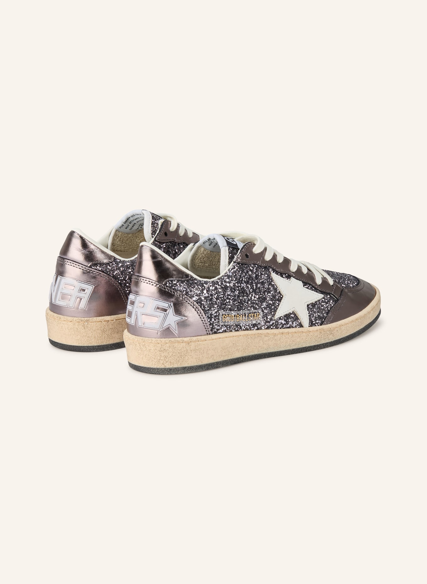 GOLDEN GOOSE BALL STAR sneakers: PURPLE / GRAY / WHITE