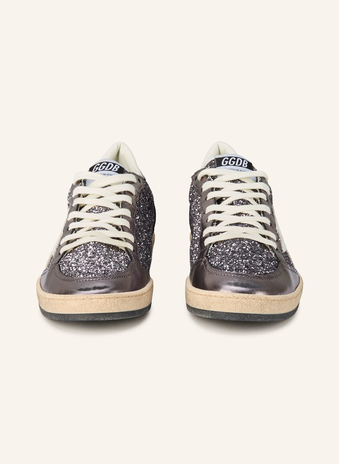 GOLDEN GOOSE BALL STAR sneakers: PURPLE / GRAY / WHITE
