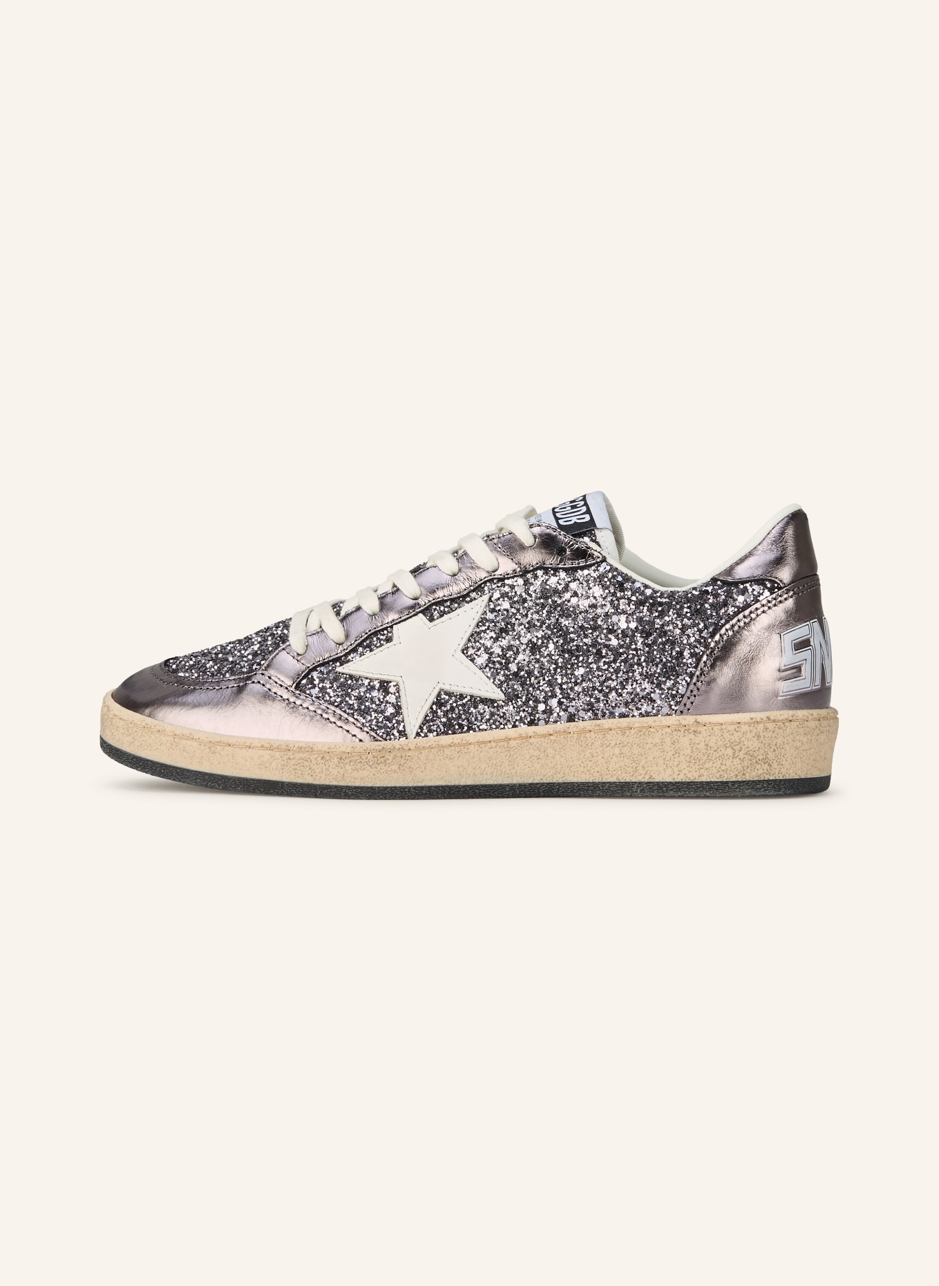 GOLDEN GOOSE BALL STAR sneakers: PURPLE / GRAY / WHITE