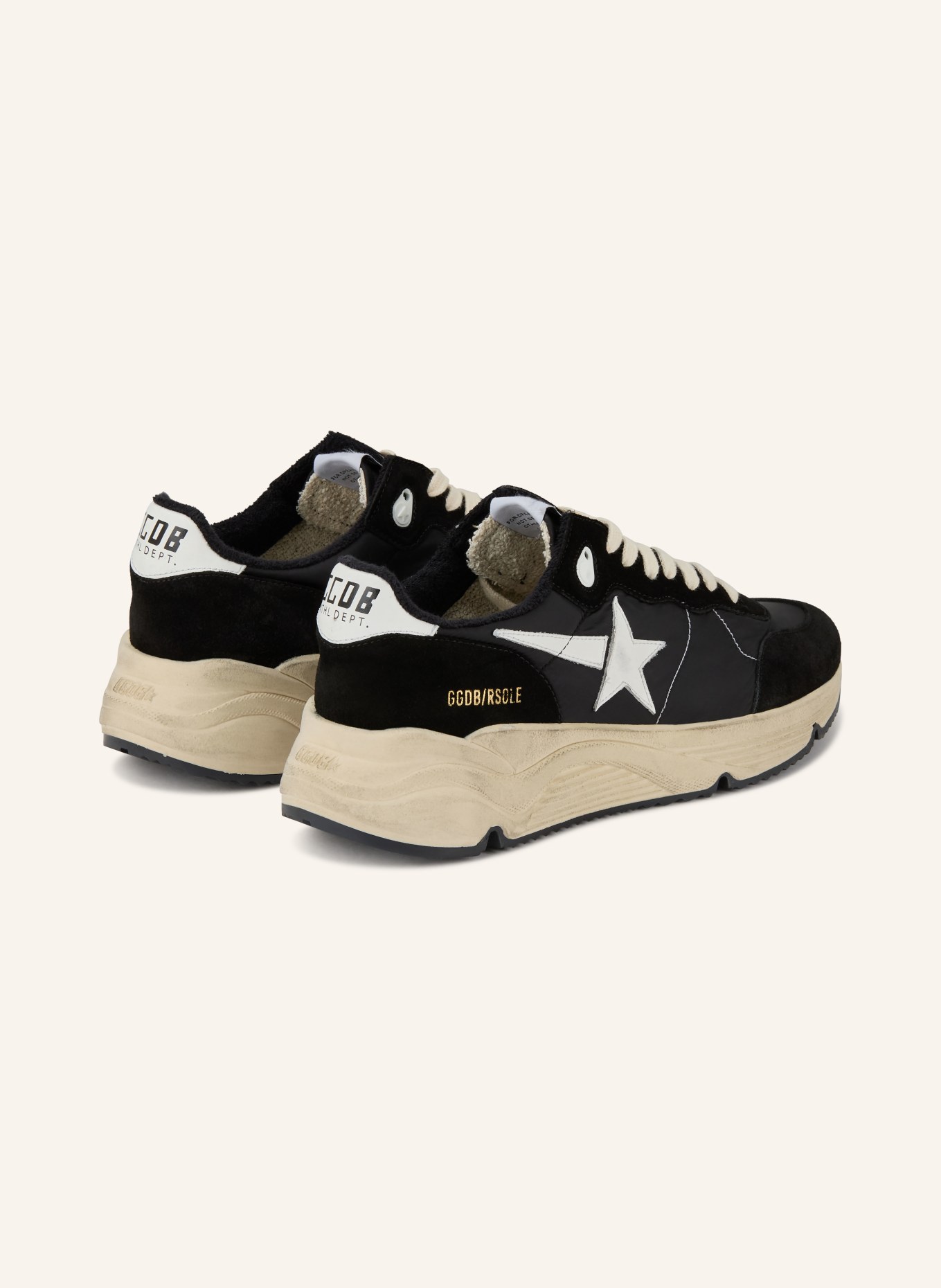 GOLDEN GOOSE Sneaker RUNNING SOLE: BLACK / WHITE