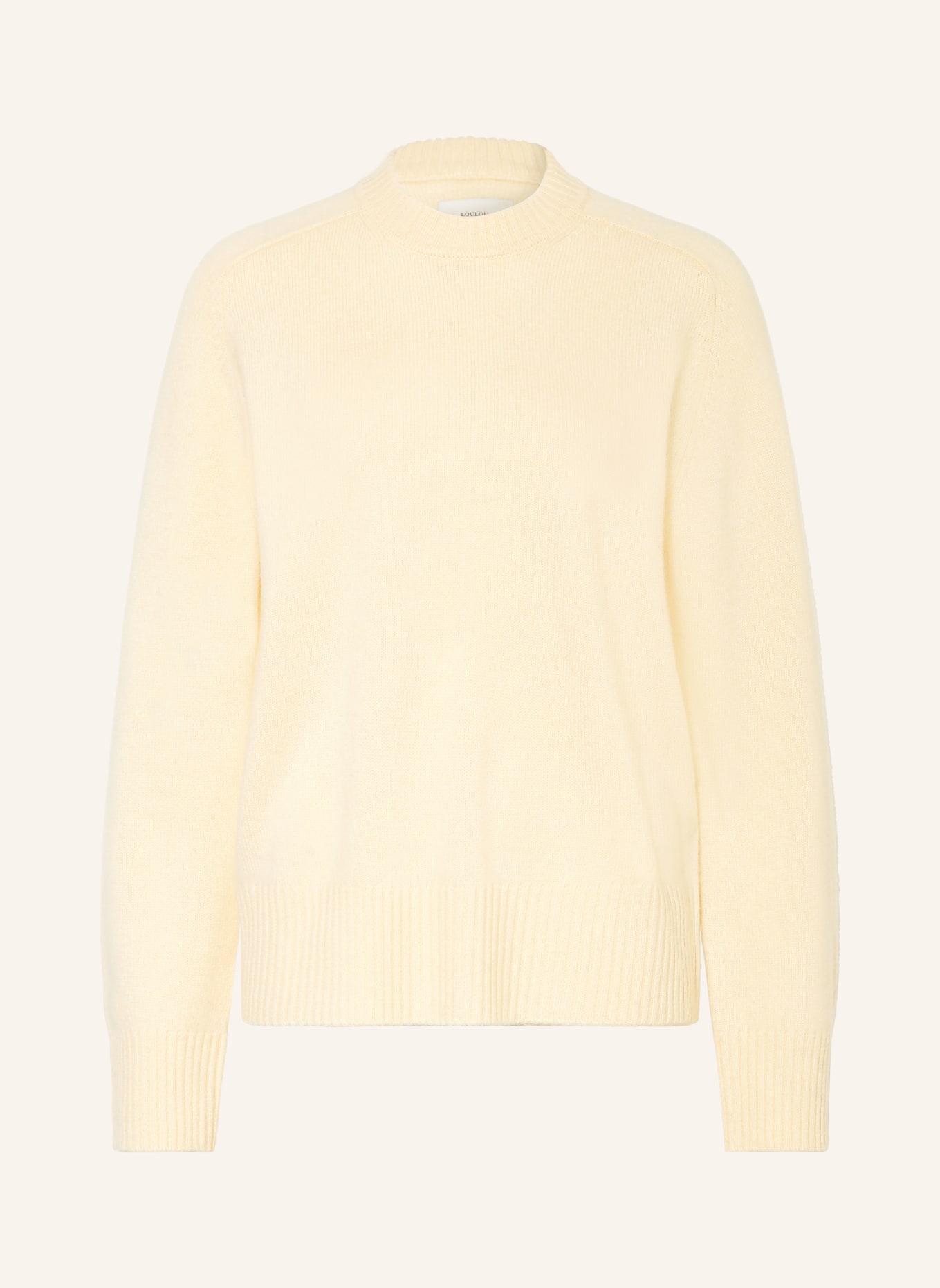 LOULOU DE SAISON Kašmírový svetr BALTRA: TMAVĚ ŽLUTÁ