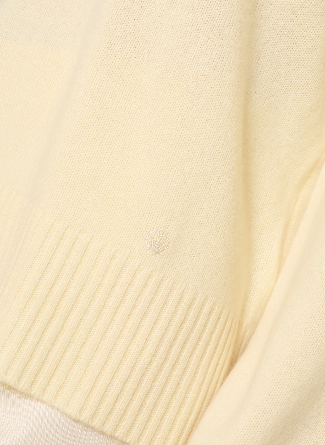 LOULOU DE SAISON Kašmírový svetr BALTRA: TMAVĚ ŽLUTÁ