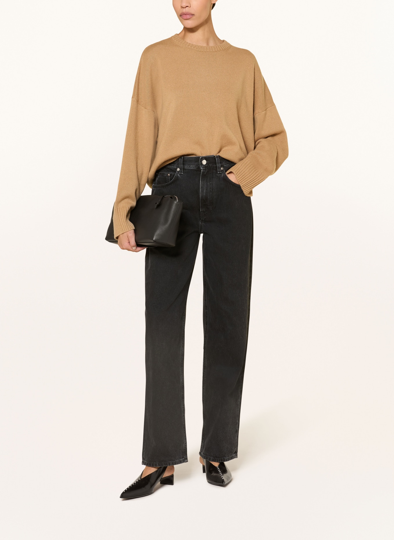 LOULOU DE SAISON Kašmírový svetr ANTON: VELBLOUDÍ