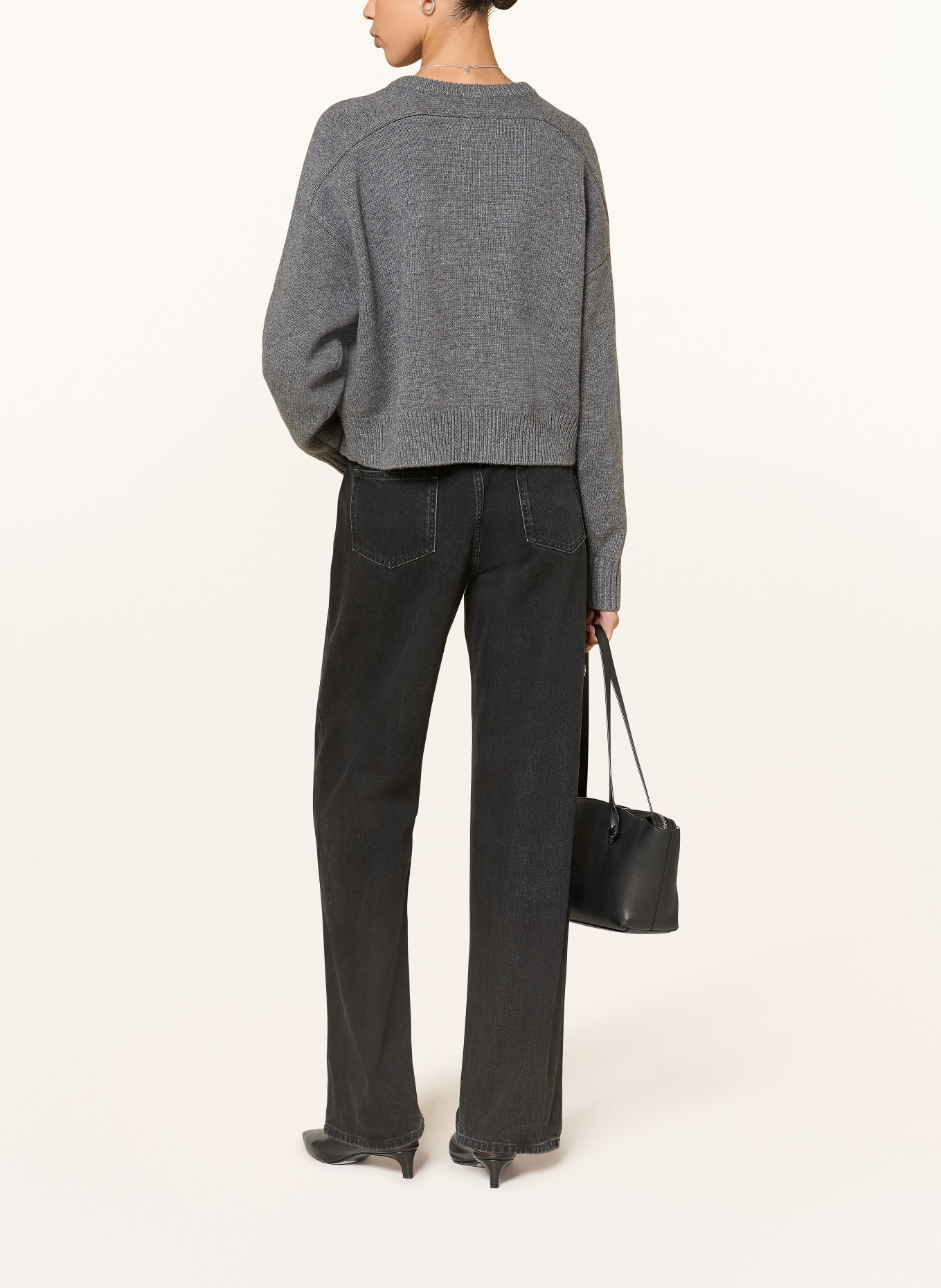 LOULOU DE SAISON SAMUR jeans: WASHED GREY