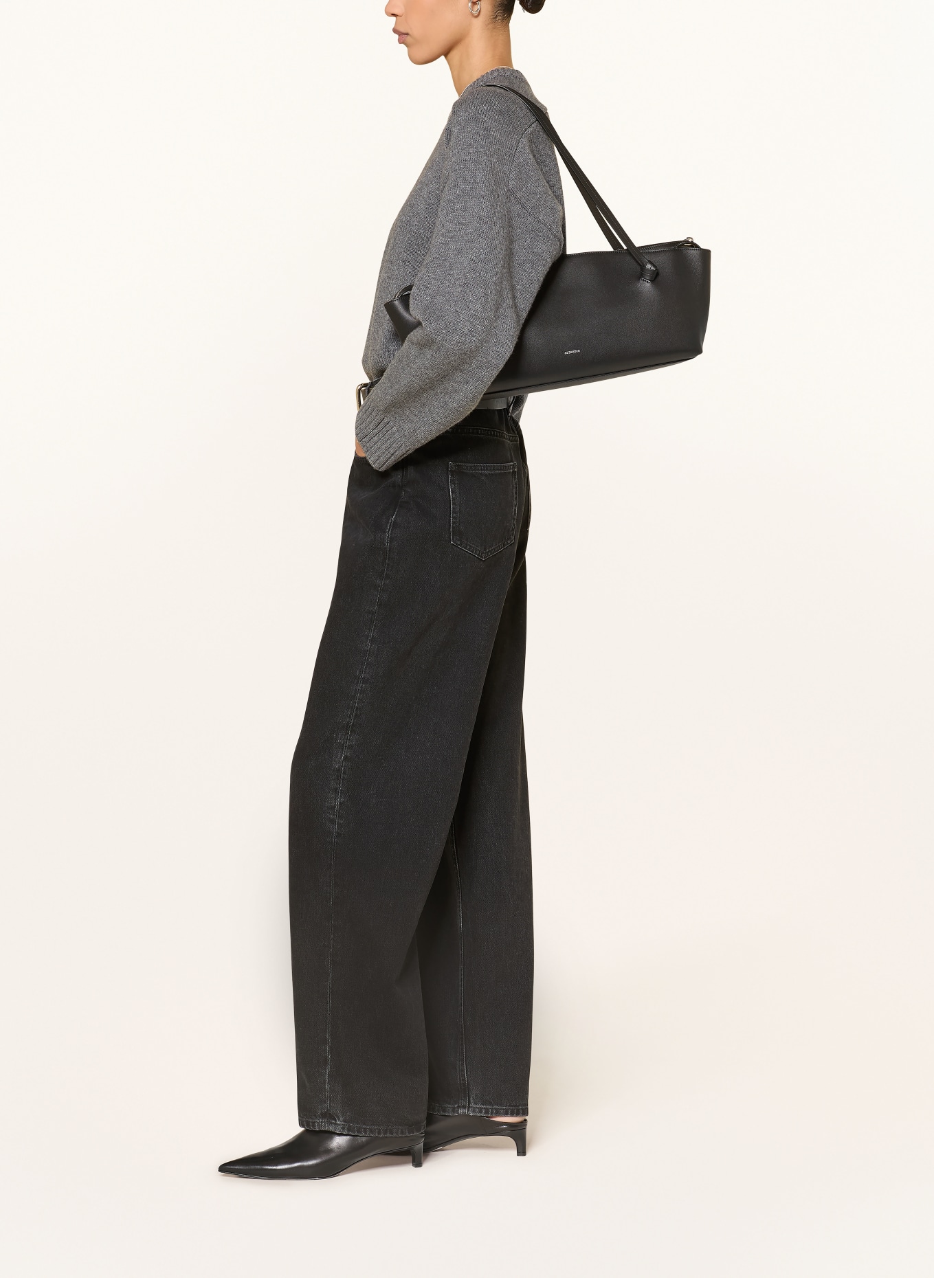 LOULOU DE SAISON SAMUR jeans: WASHED GREY