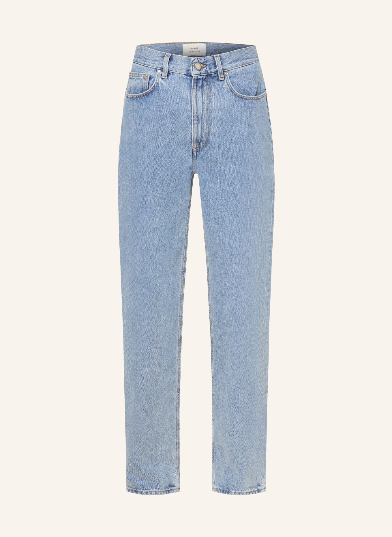 LOULOU DE SAISON SAMUR jeans: WASHED LIGHT BLUE
