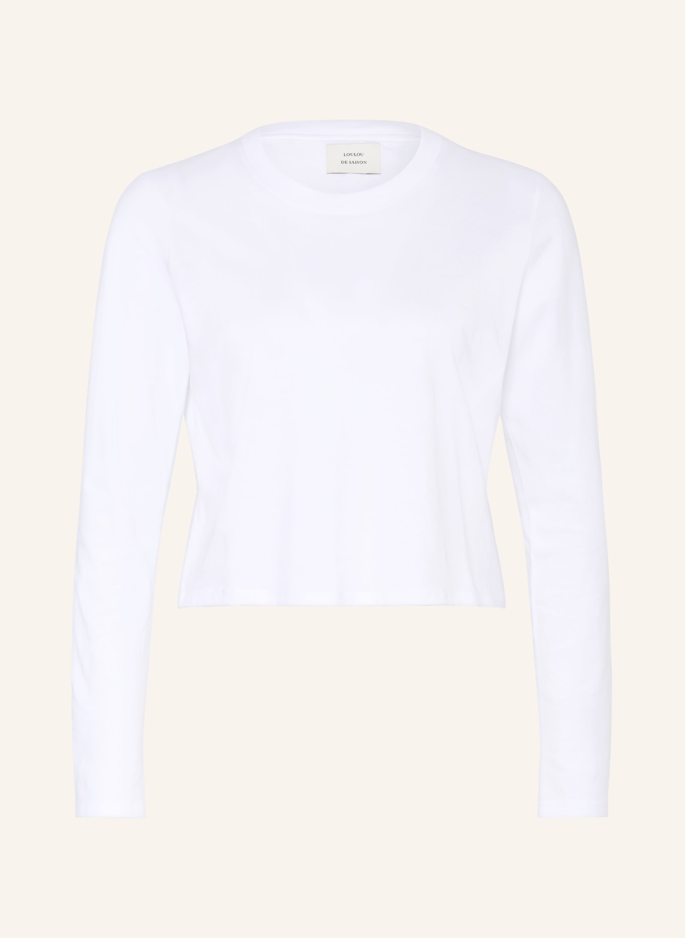 LOULOU DE SAISON MASAL long-sleeved shirt: WHITE
